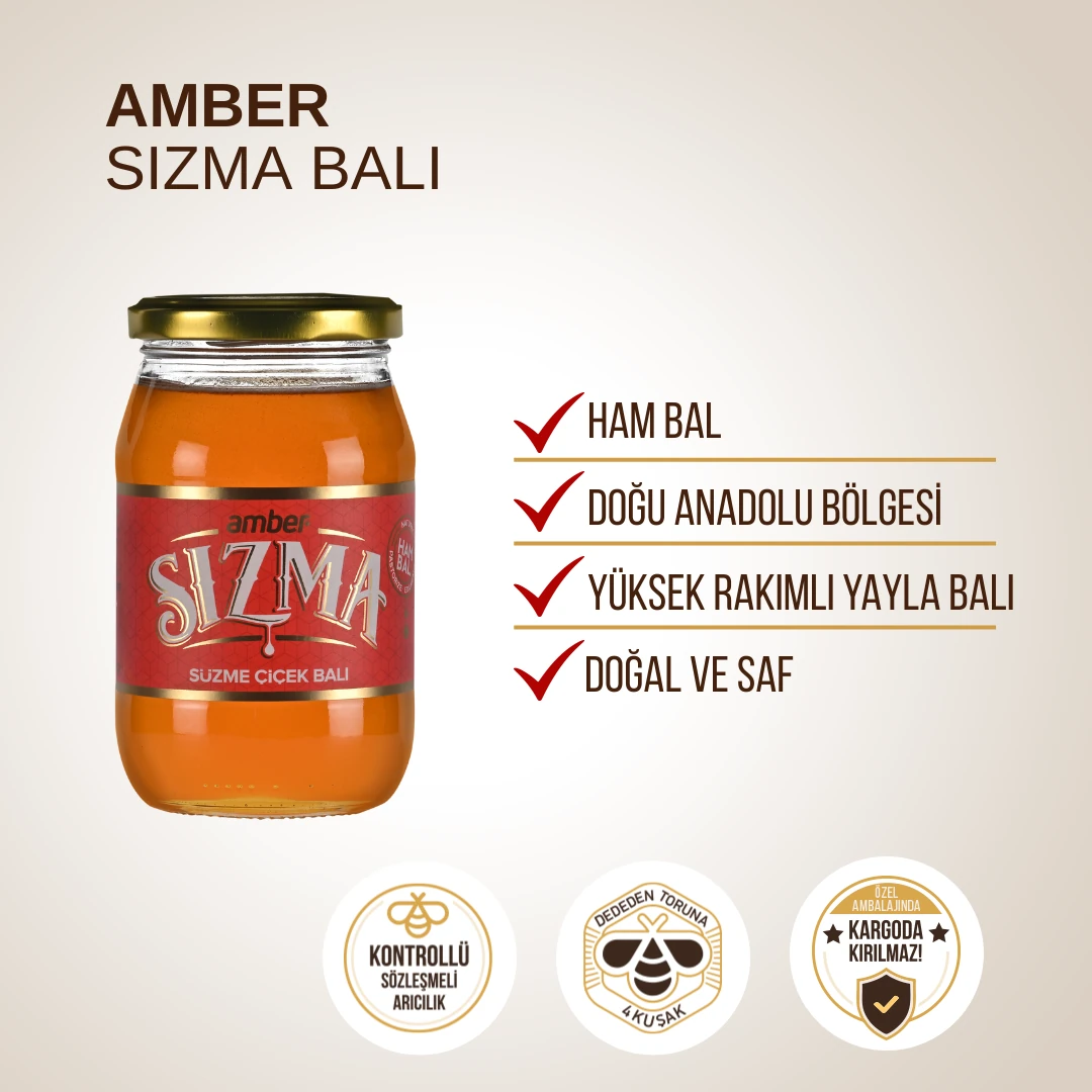 Amber Sızma Balı 450 gr