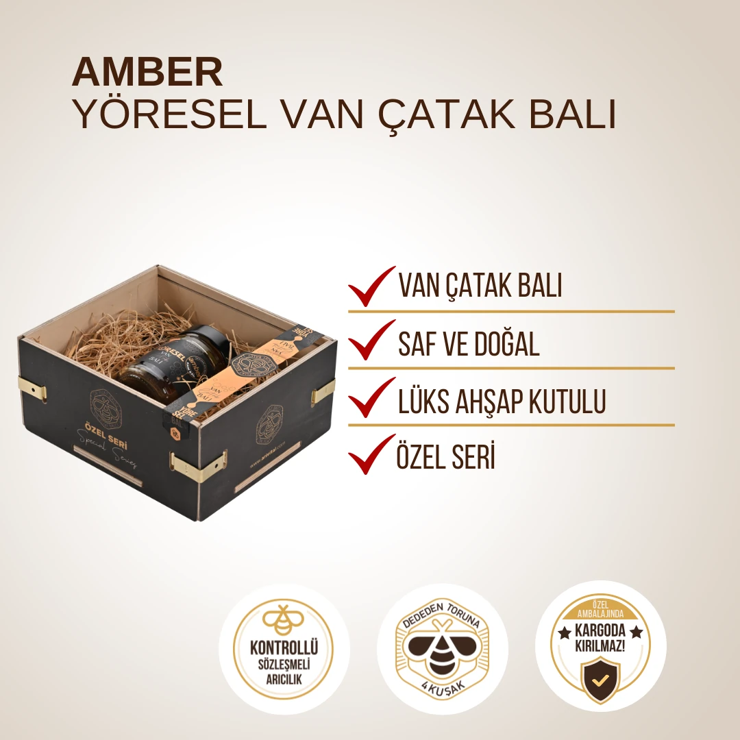 Amber Yöresel Van Çatak Balı 350gr 