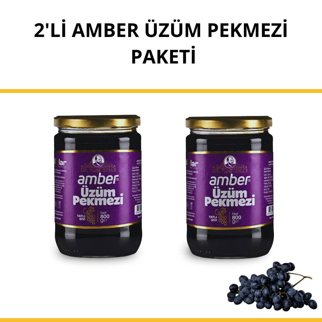 2'li Amber Üzüm Pekmezi Paketi