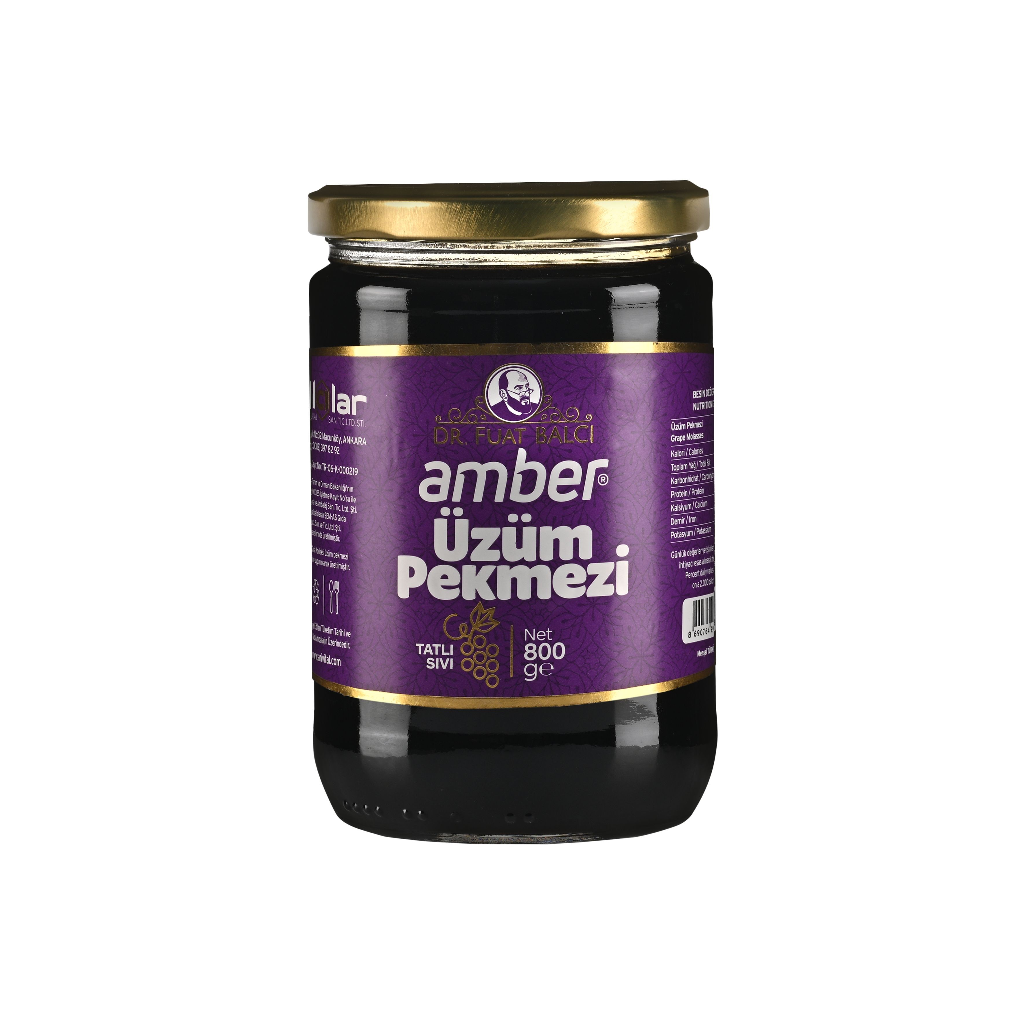 Amber Üzüm Pekmezi 800 gr