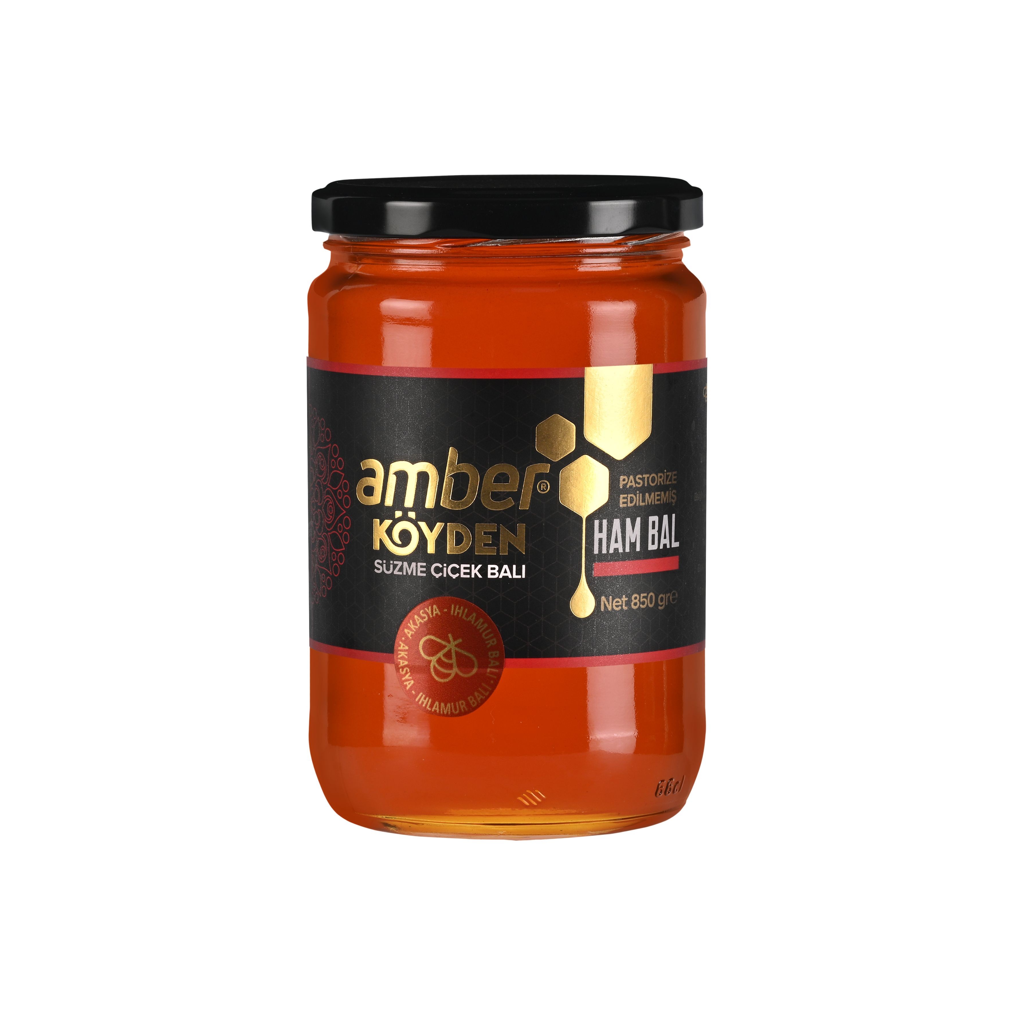 Amber Özel Süzme Bal (Ham Bal) 850 gr