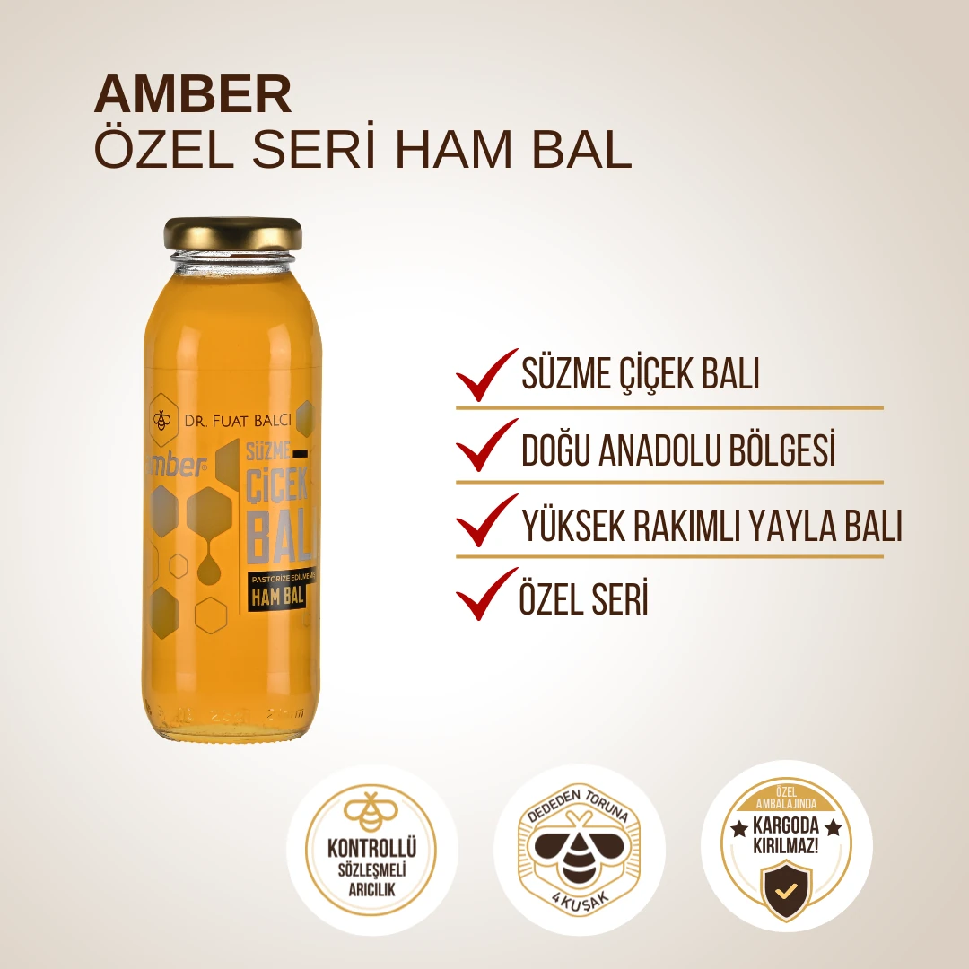 Özel Seri Amber Ham Bal 350gr