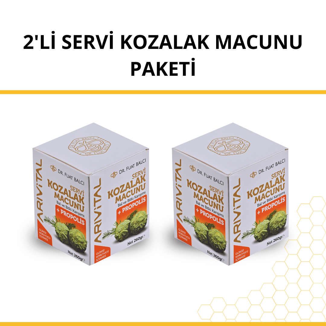 2'li Dr. Fuat Balcı Servi Kozalak Macunu (Propolisli) Paketi