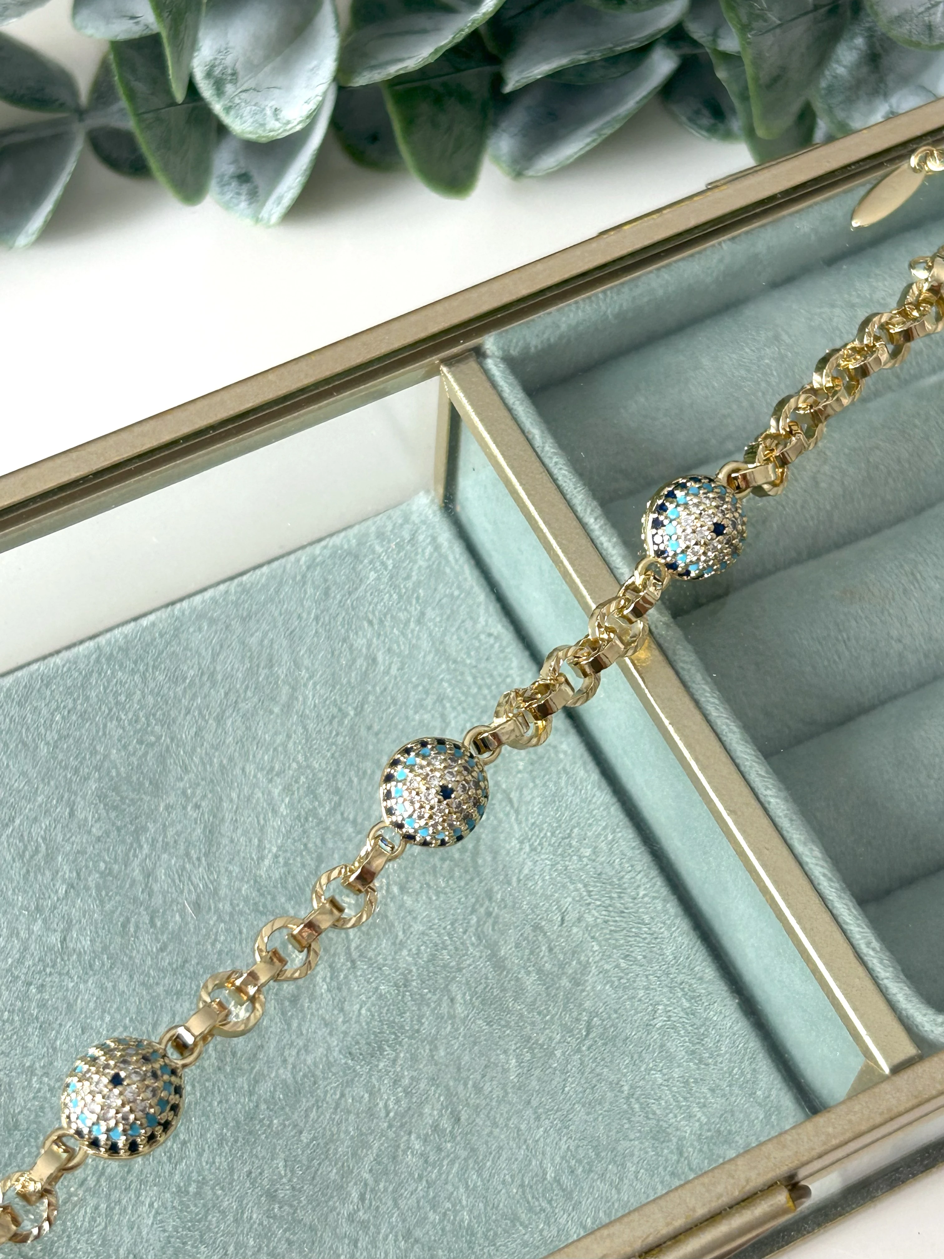 Topçuk Nazar Boncuğu Özel Seri Bileklik