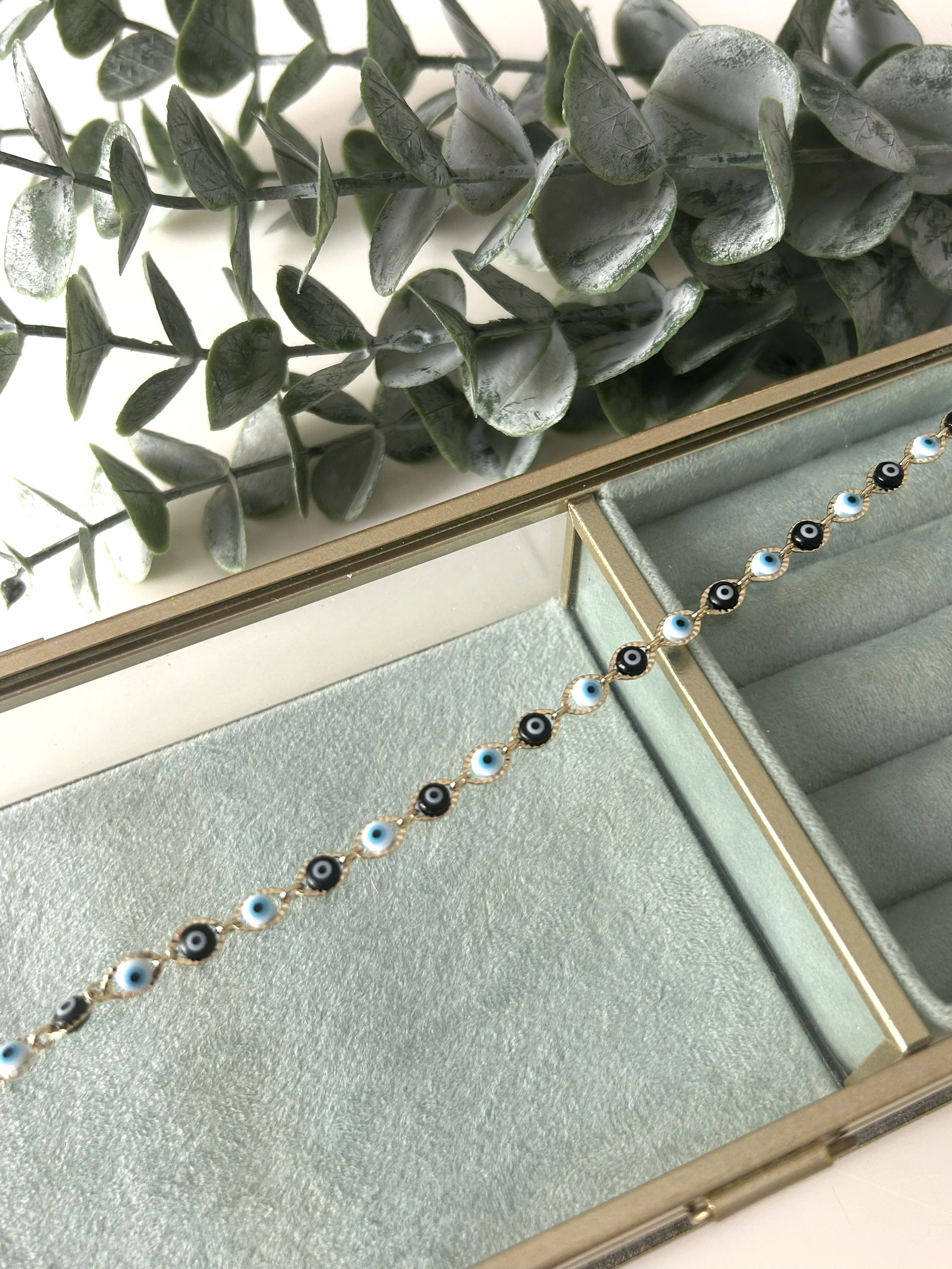 Lacivert Nazar Boncuğu Detaylı Özel Seri Bileklik