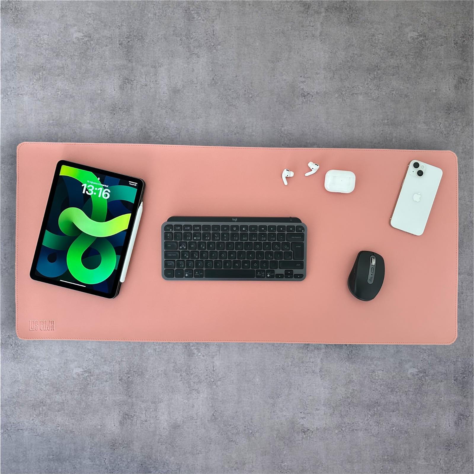 Premium Kaymaz Deri Mousepad Ve Klavye Altlığı
