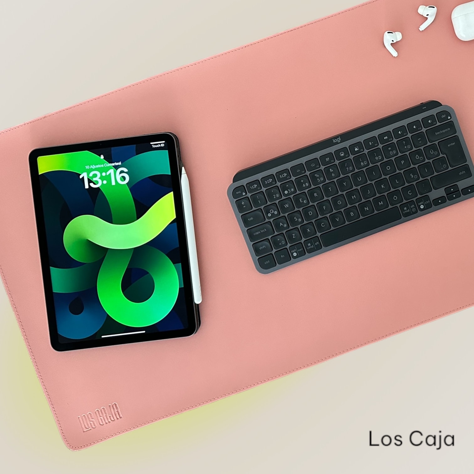 Premium Kaymaz Deri Mousepad Ve Klavye Altlığı