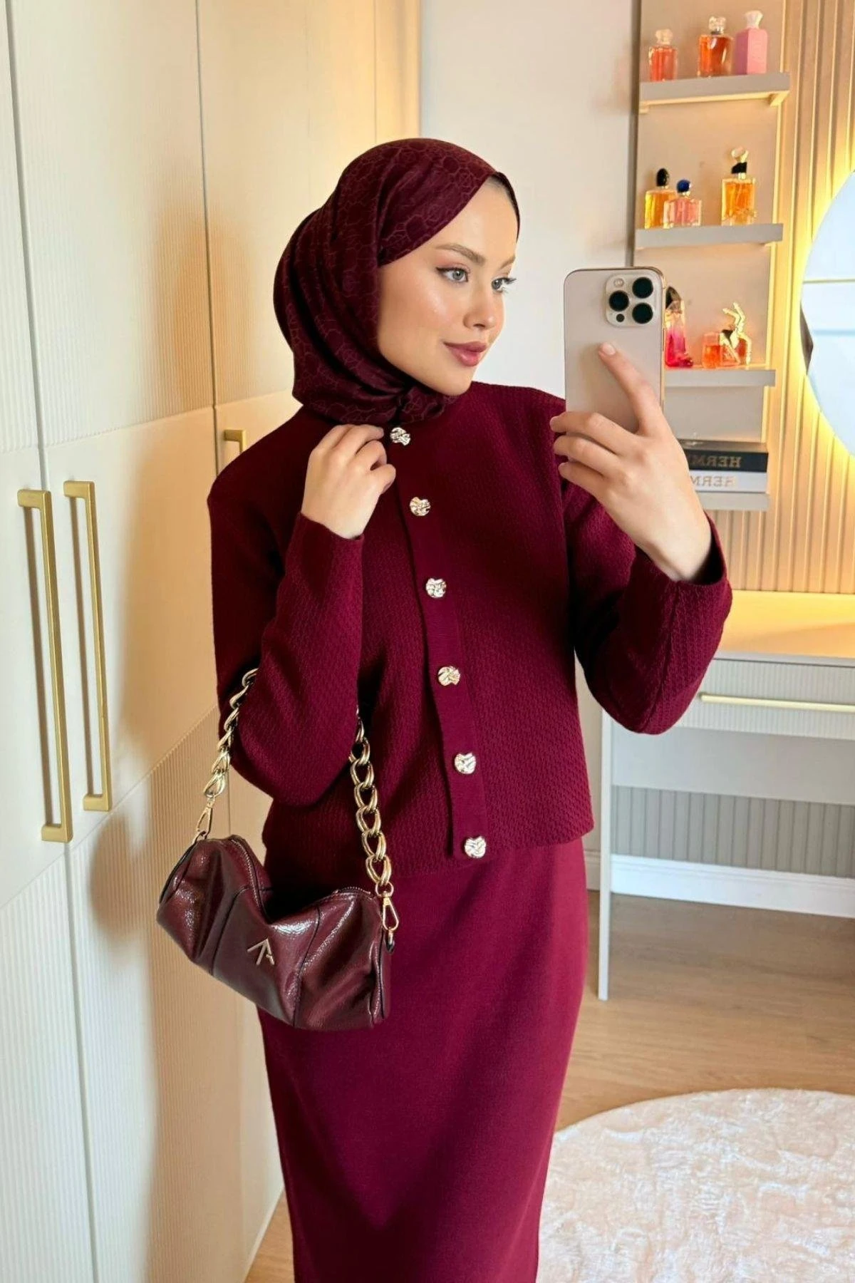 AMOR CROPŞU TRİKO ELBİSE