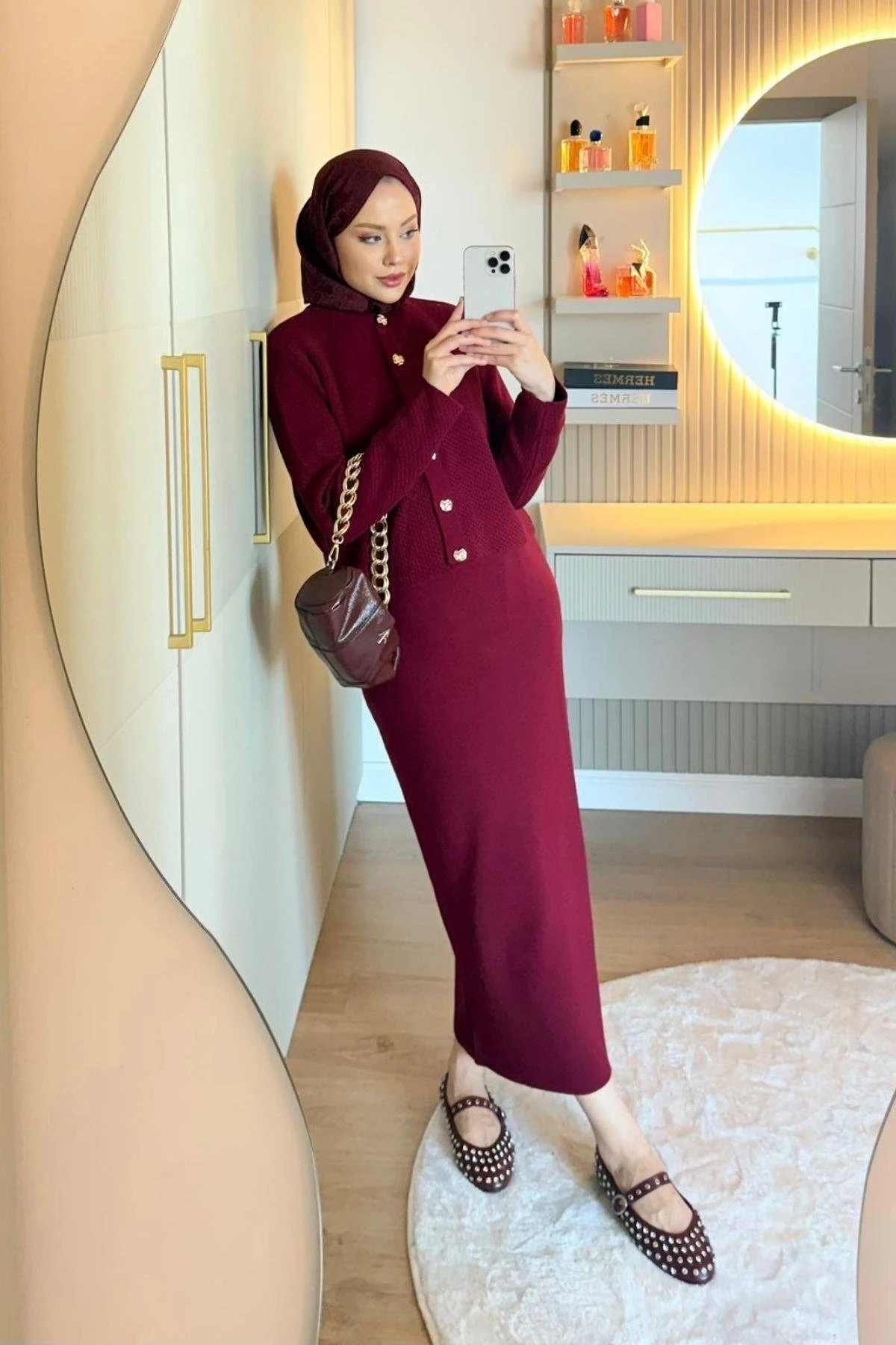 AMOR CROPŞU TRİKO ELBİSE