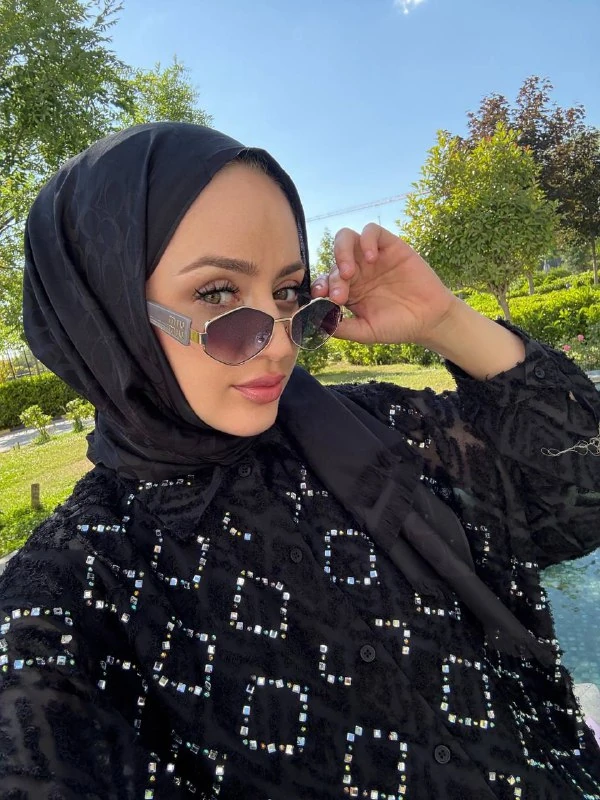 İTHAL TAŞLI TRANSPARAN GÖMLEK