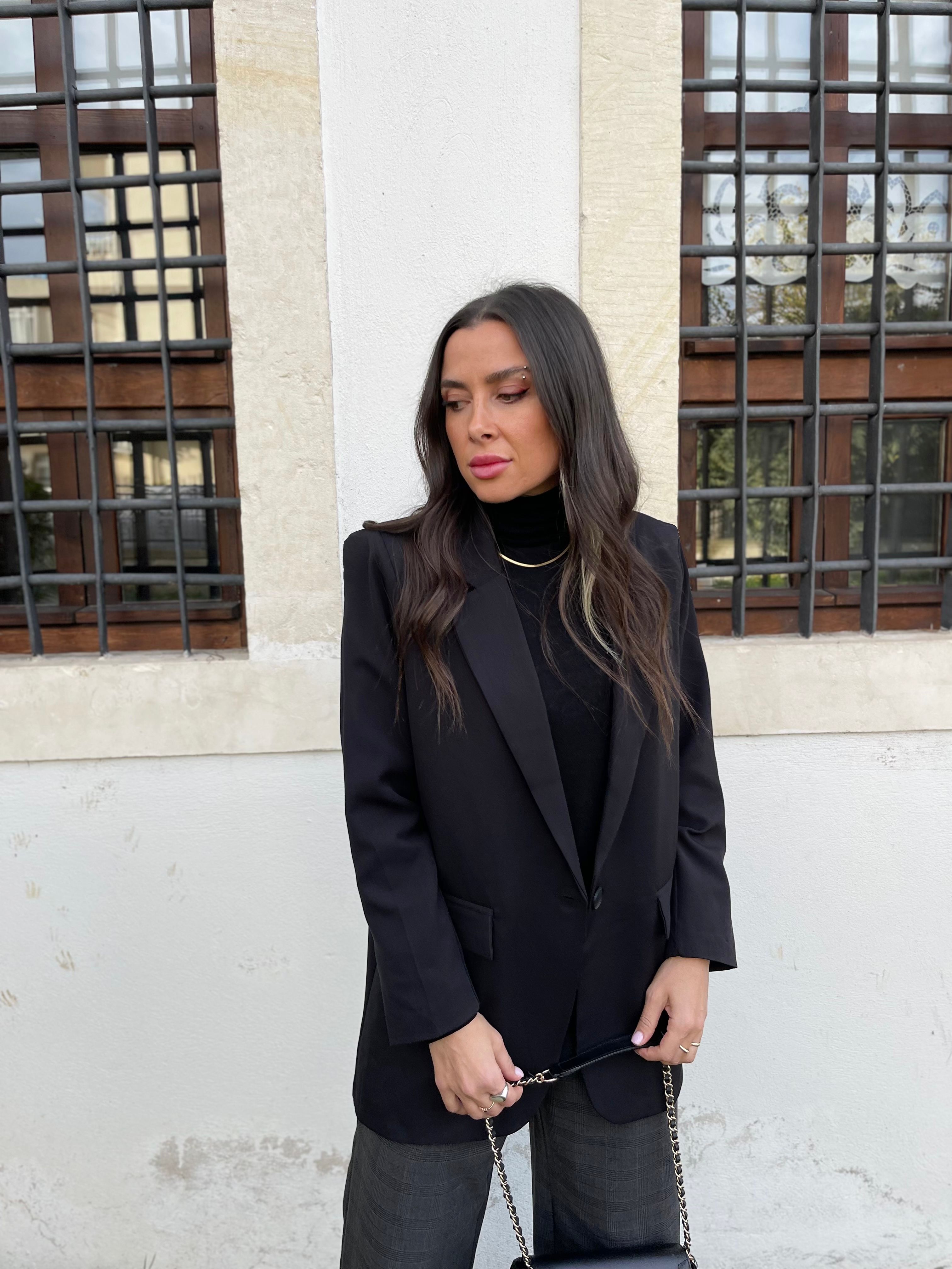 Siyah Blazer Ceket