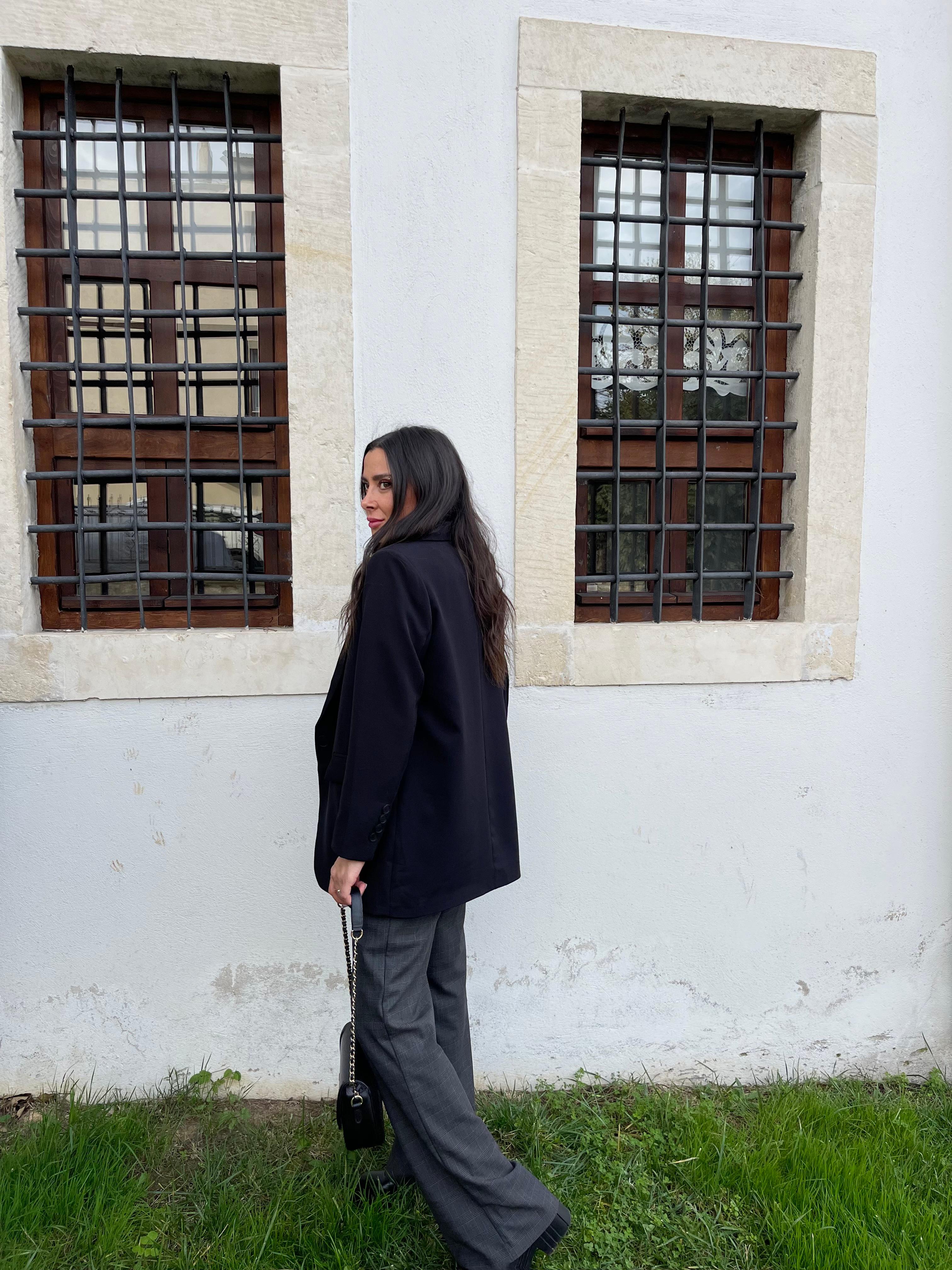 Siyah Blazer Ceket