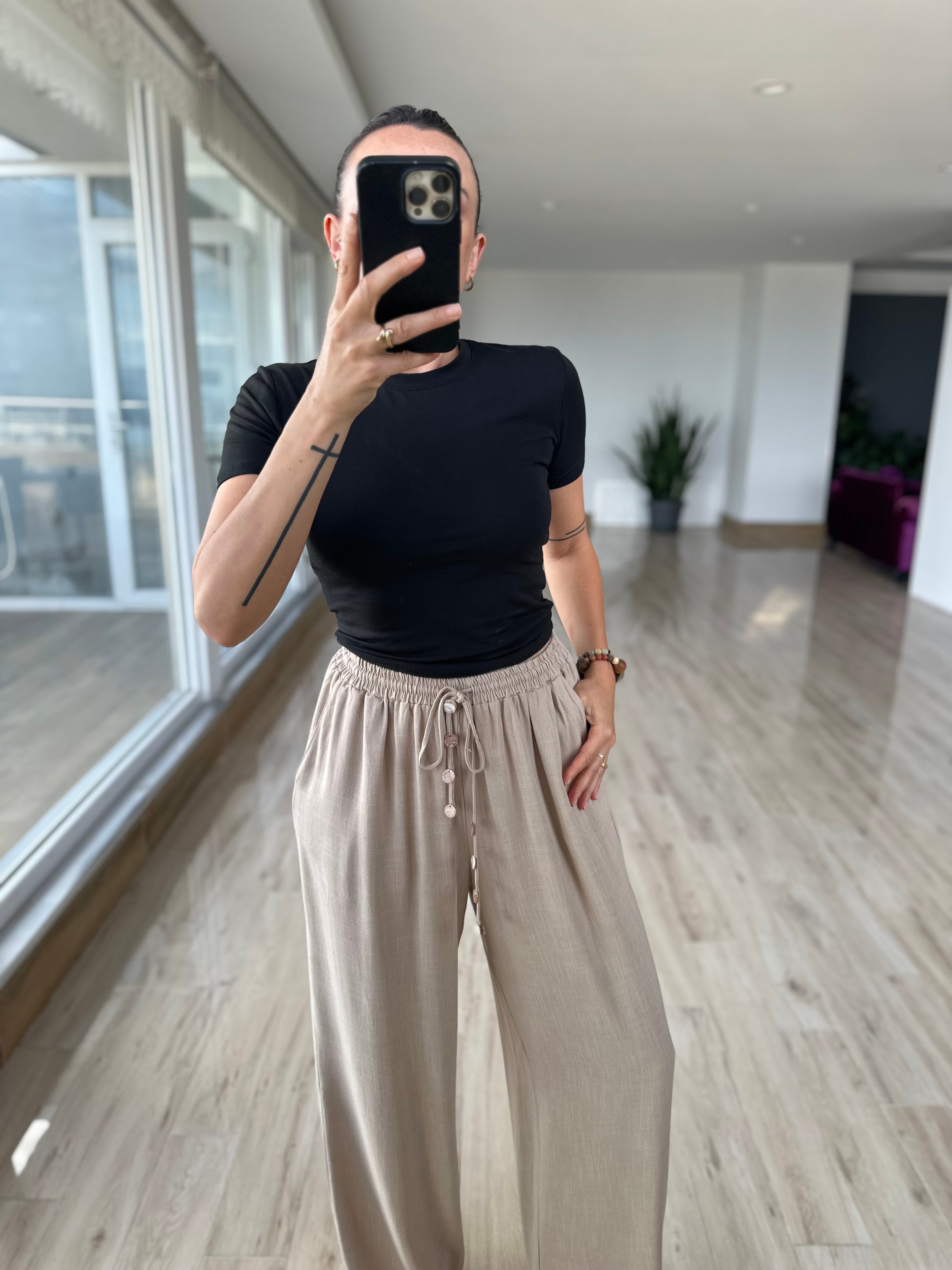 Siyah Slim Fit Body