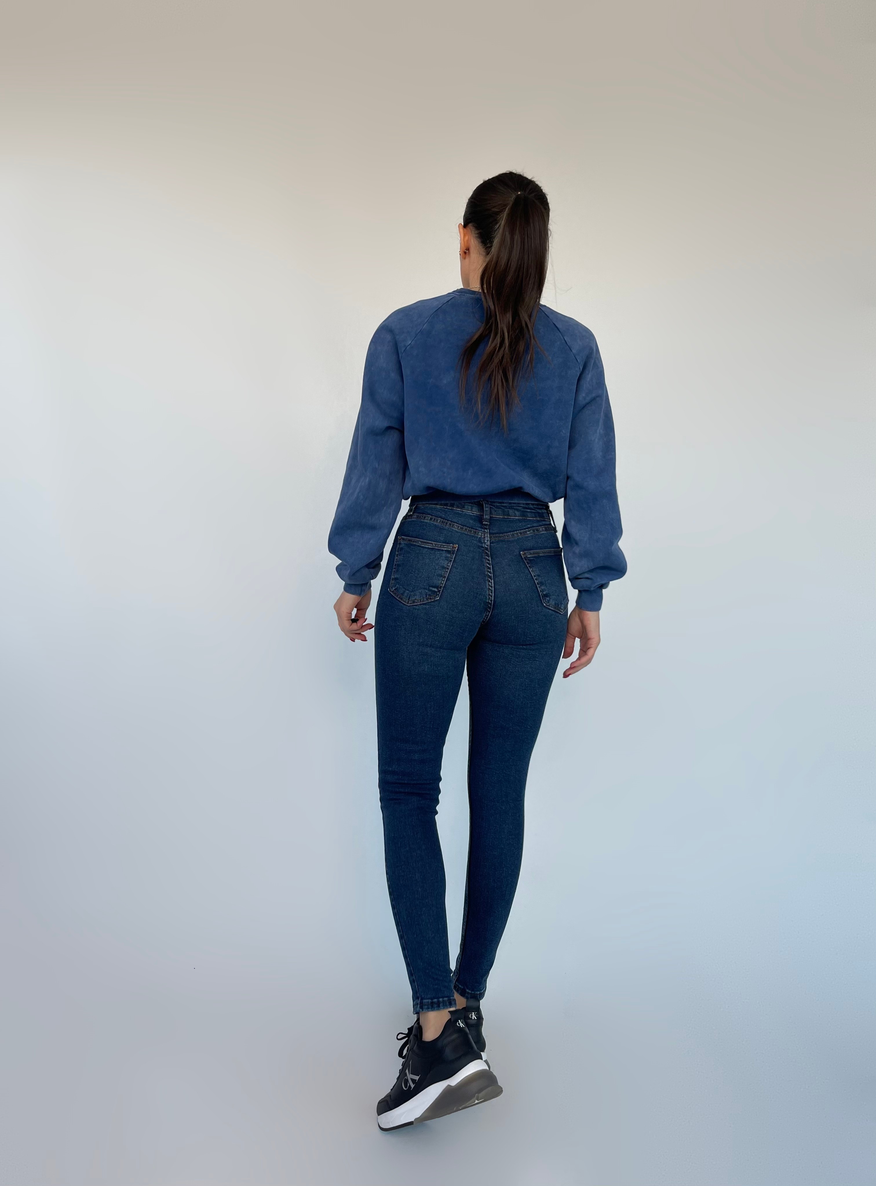 Lacivert Skinny Jean