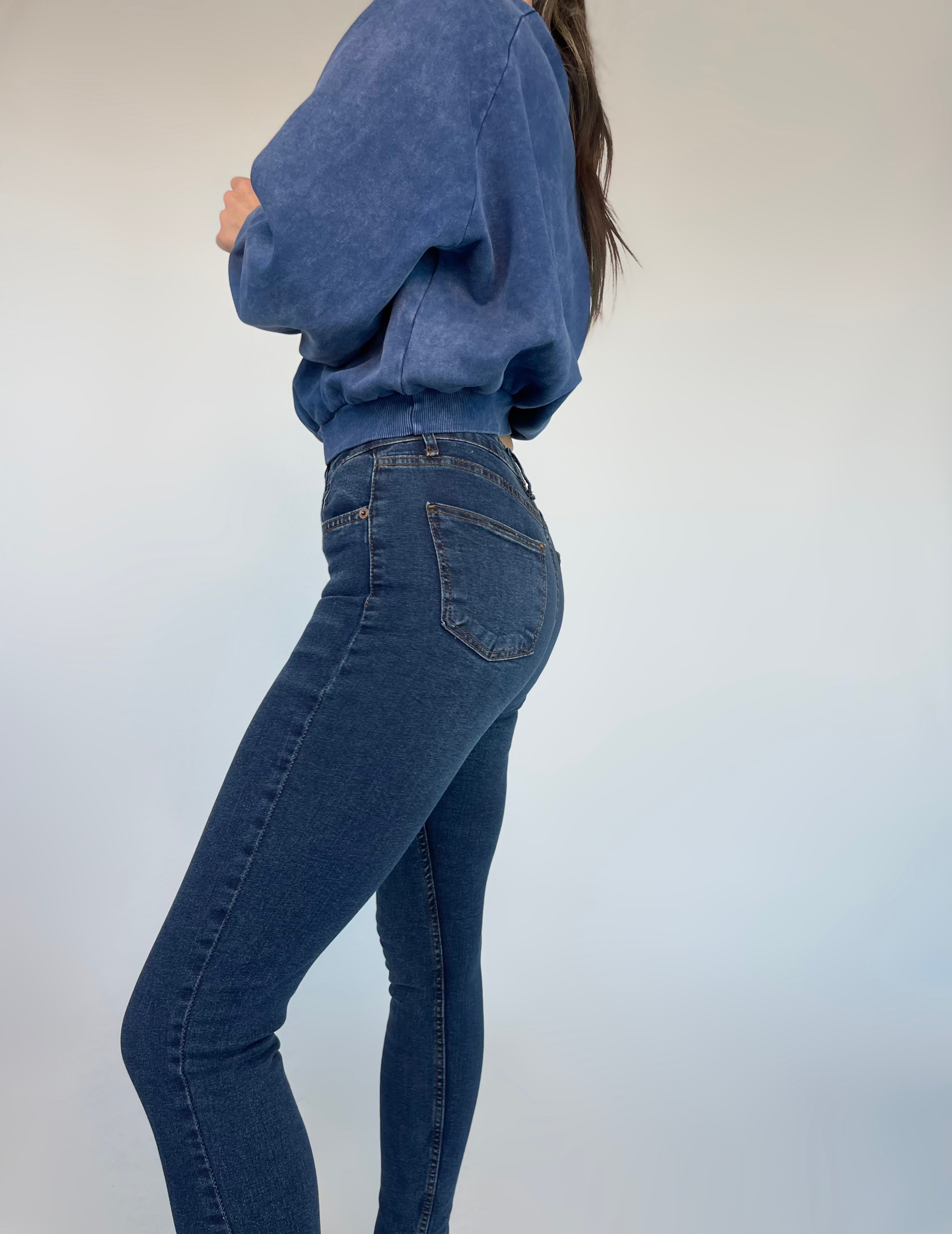 Lacivert Skinny Jean