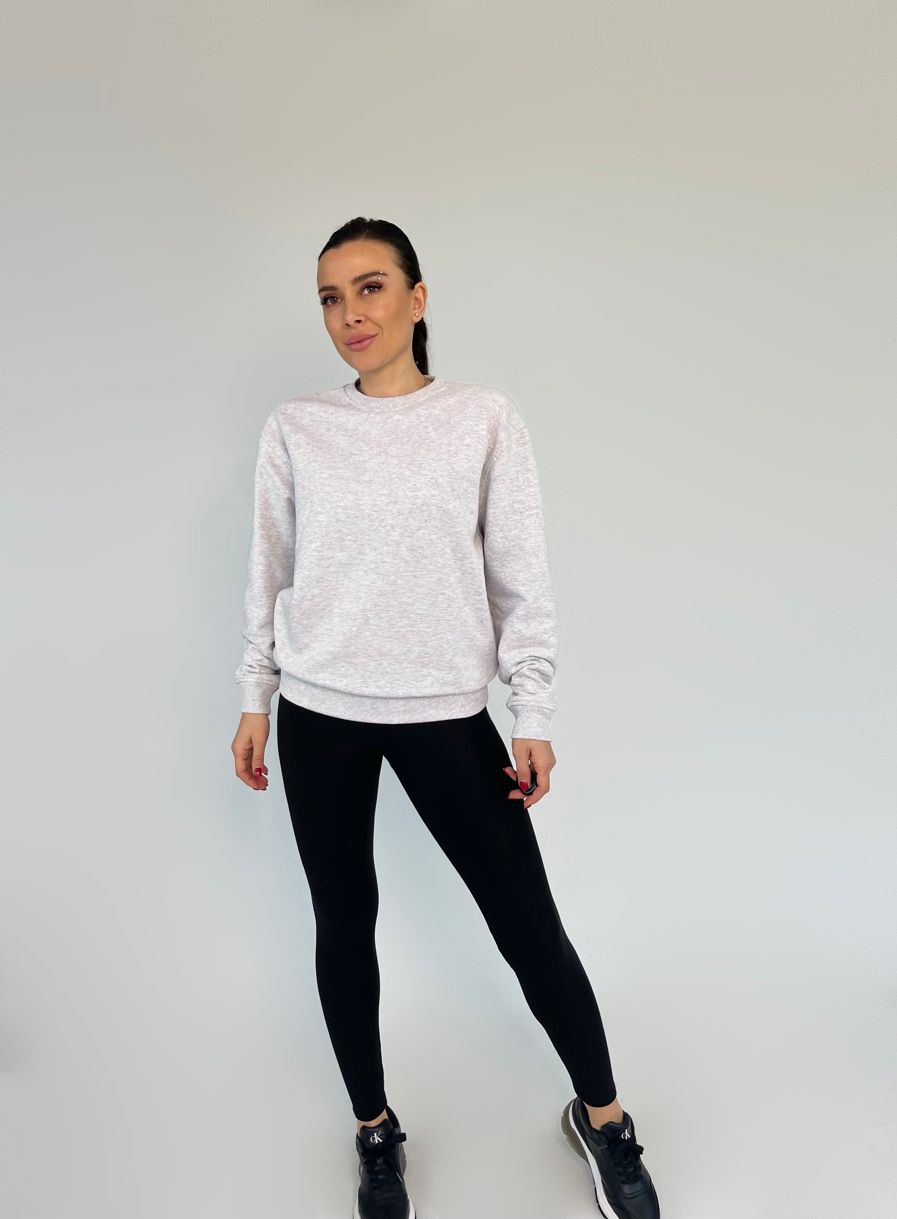 Gri Basic Lisbonne Sweatshirt