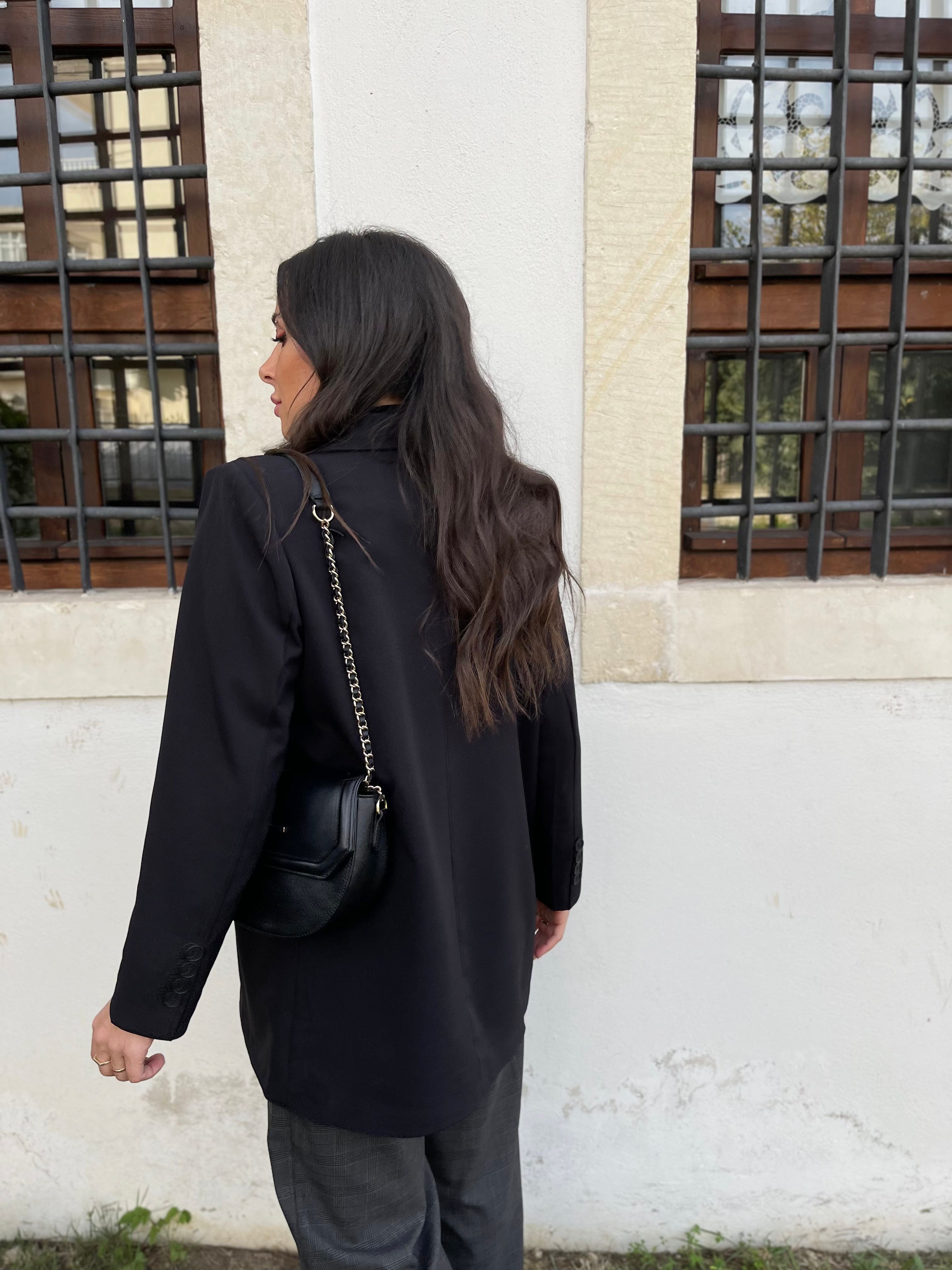 Siyah Blazer Ceket