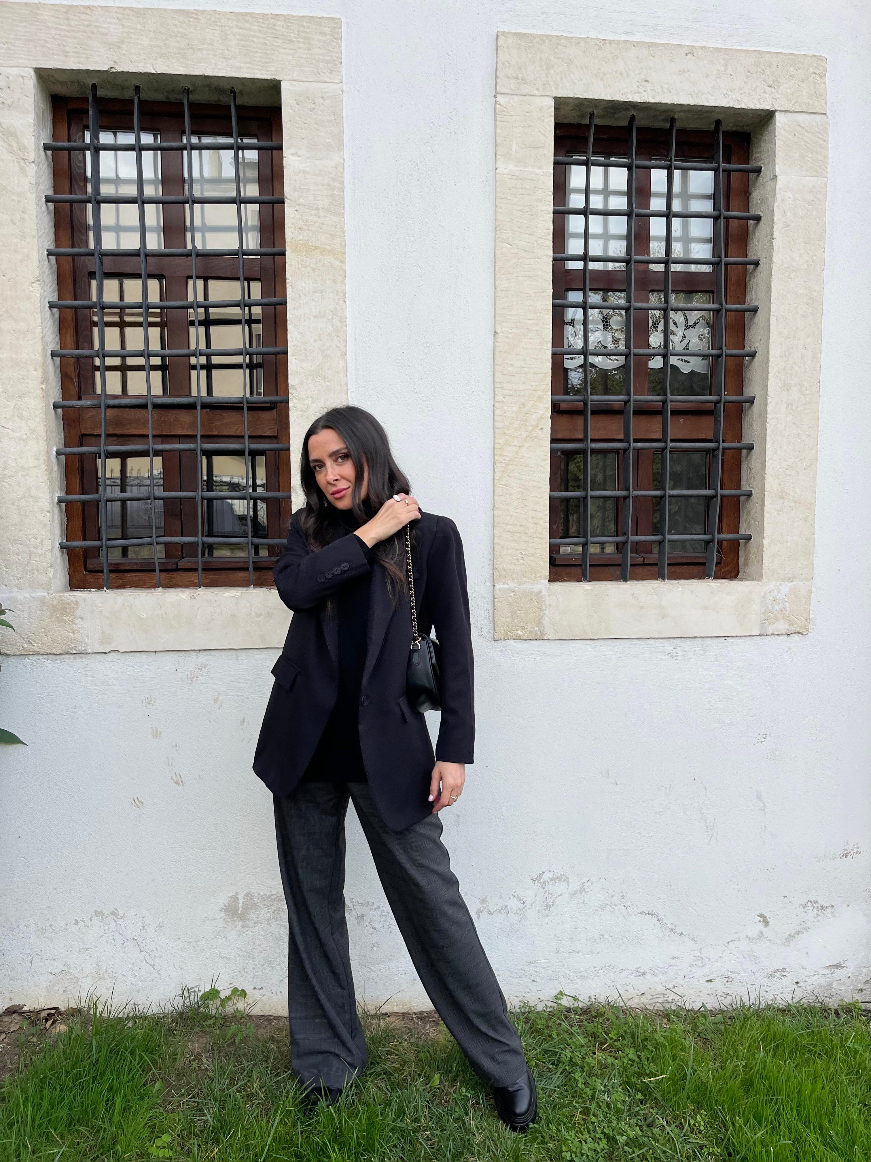 Siyah Blazer Ceket