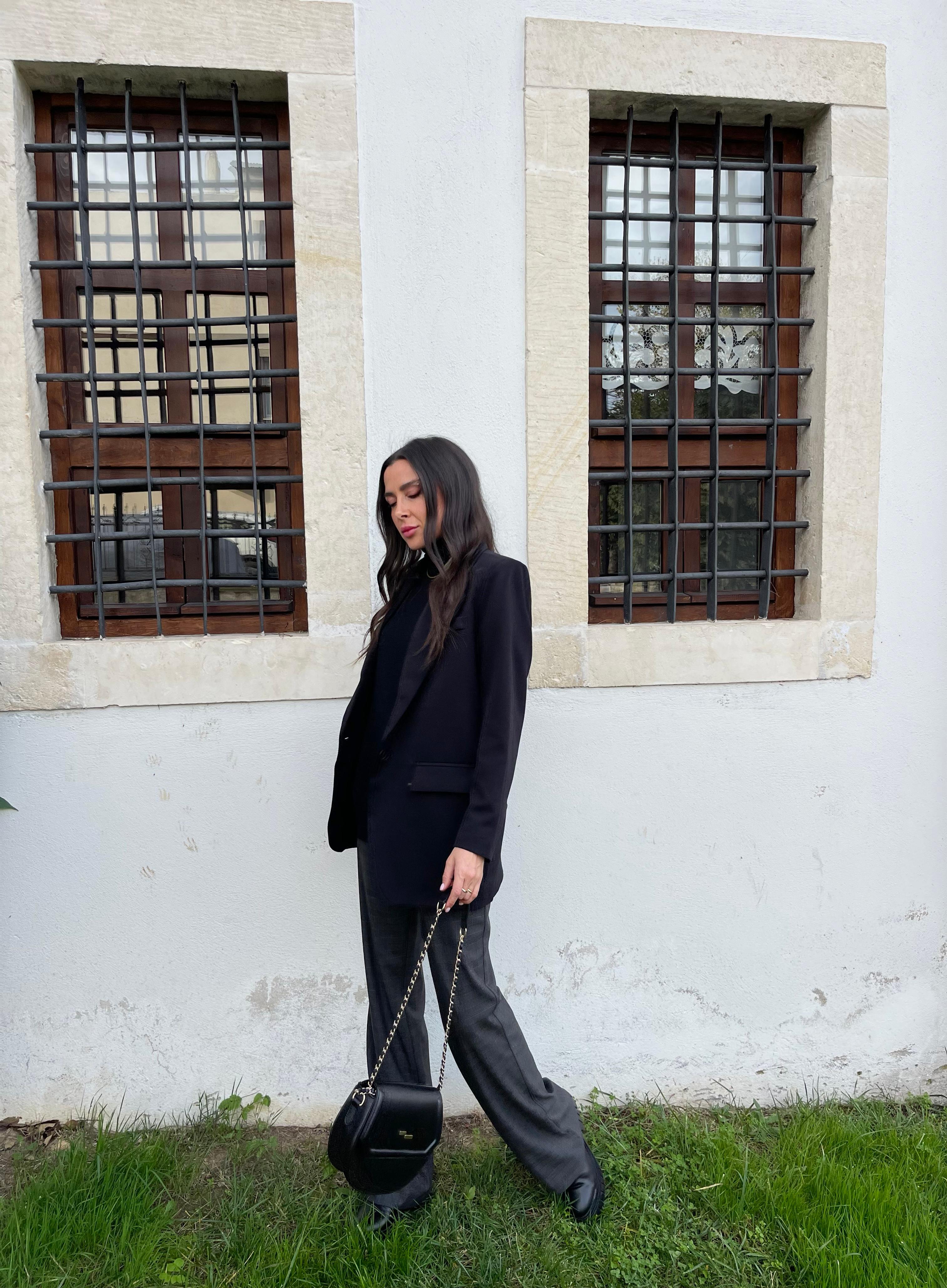 Siyah Blazer Ceket