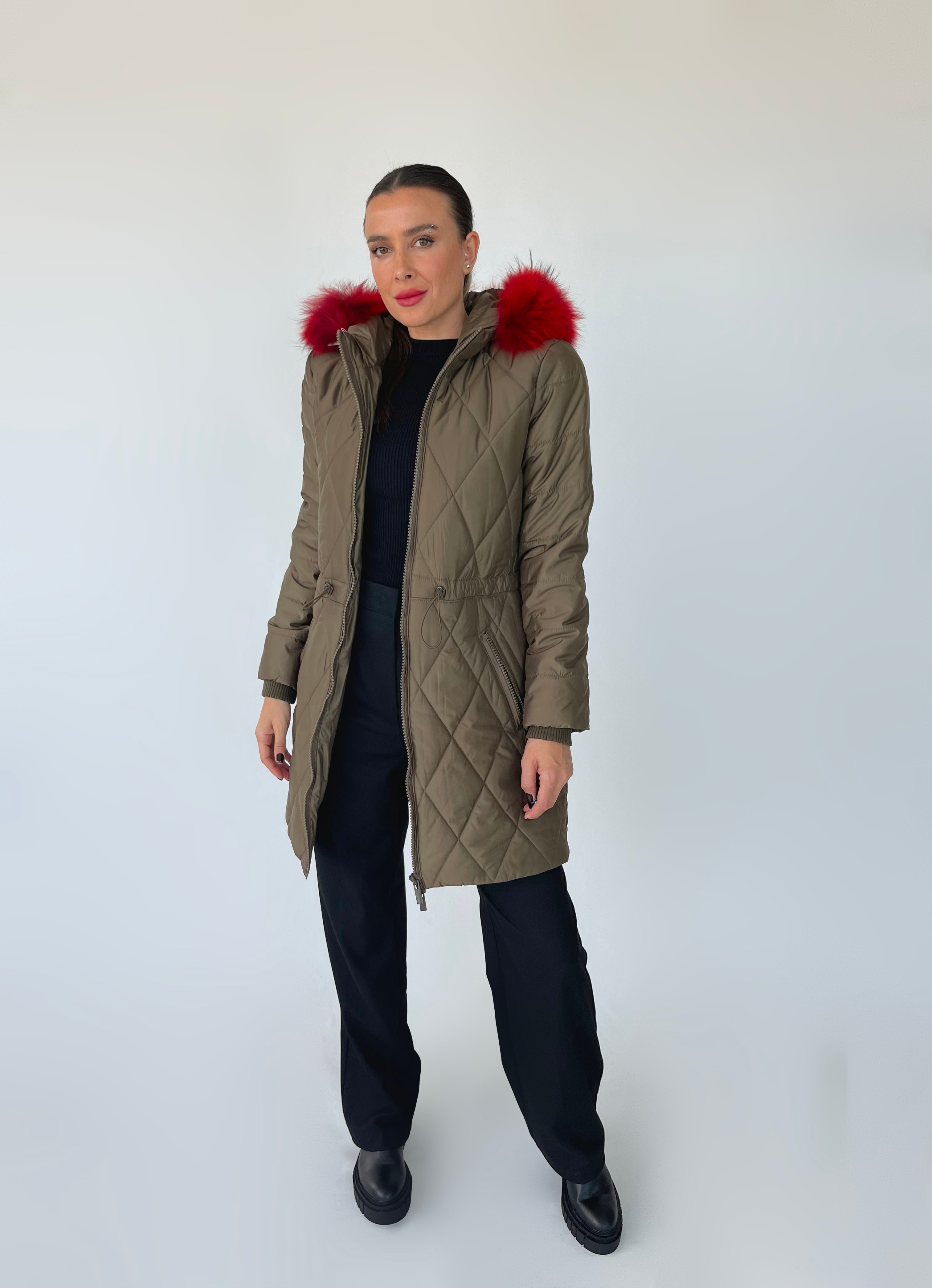 Haki Kapitone Mont\Parka