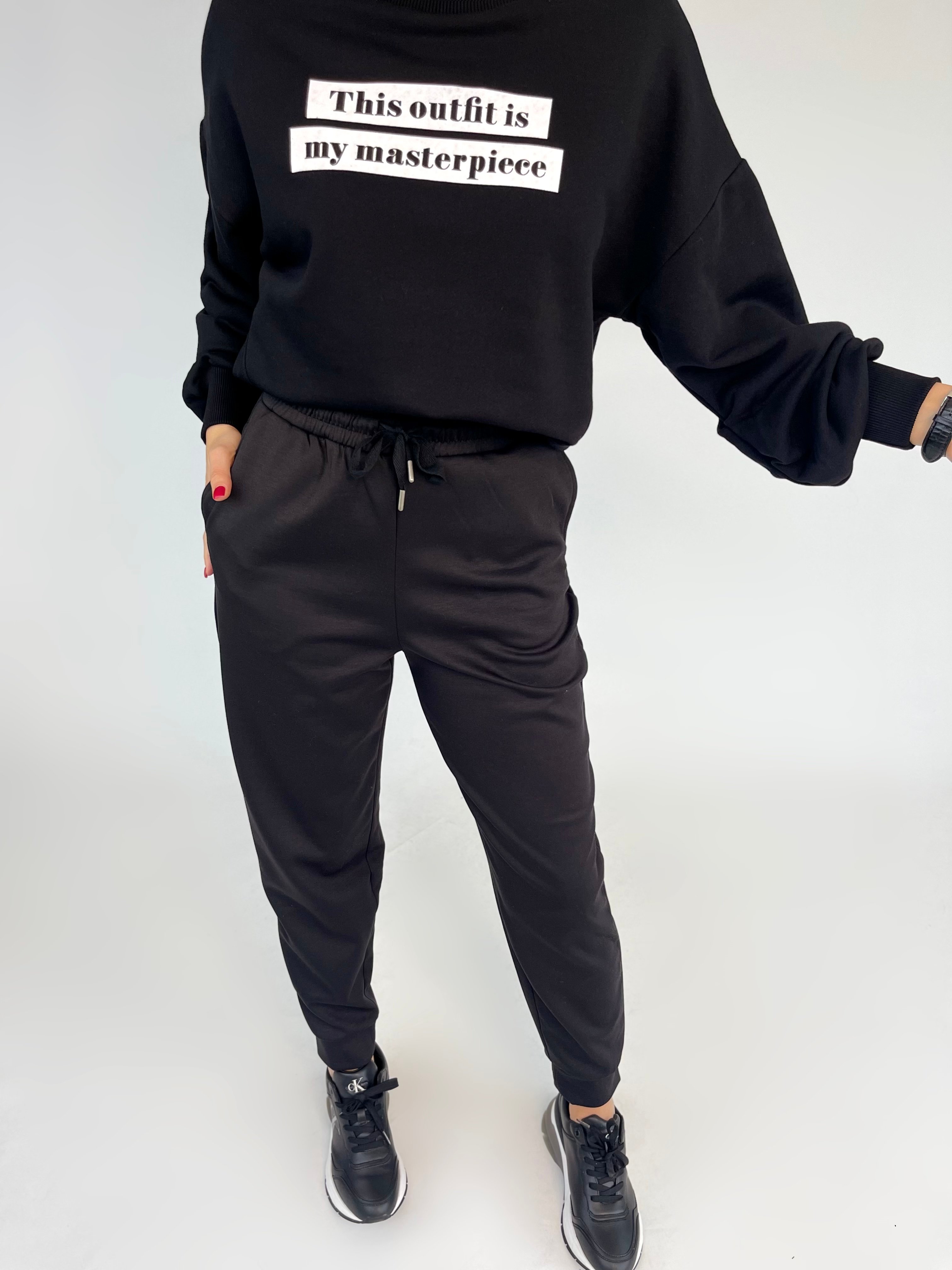 Önü Yazılı Sweatshirt