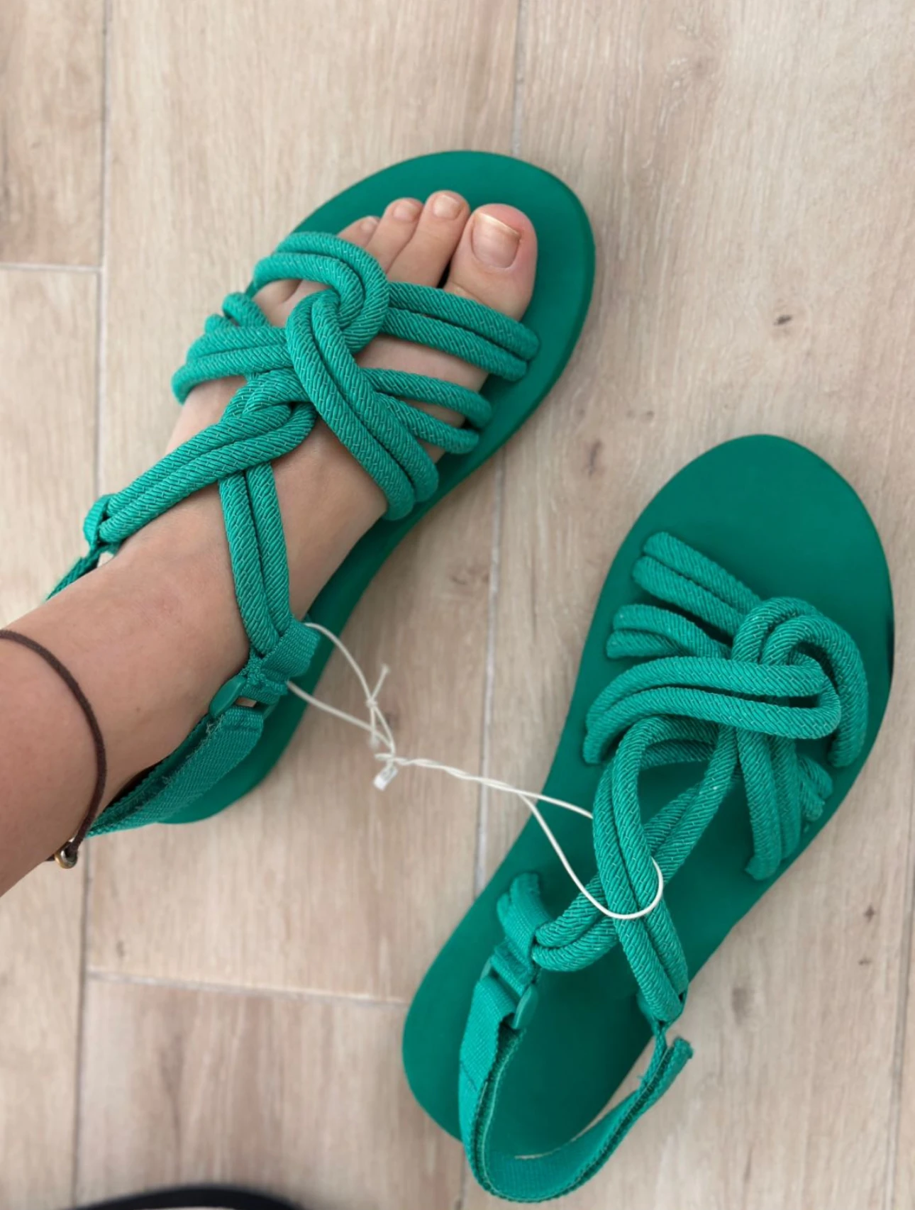 Yeşil Yumuşak Sandalet