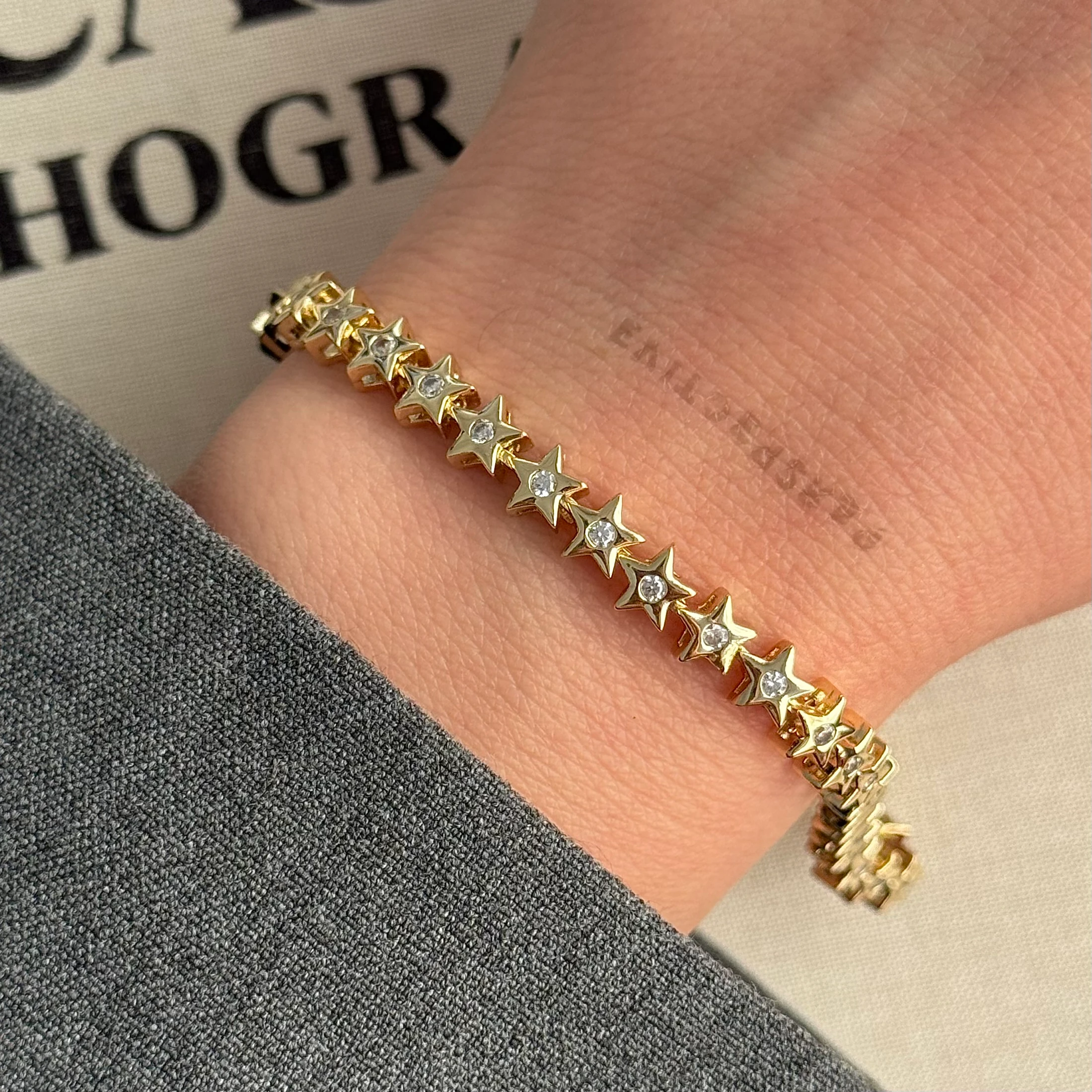 Vıp | Taşlı Yıldız bileklik