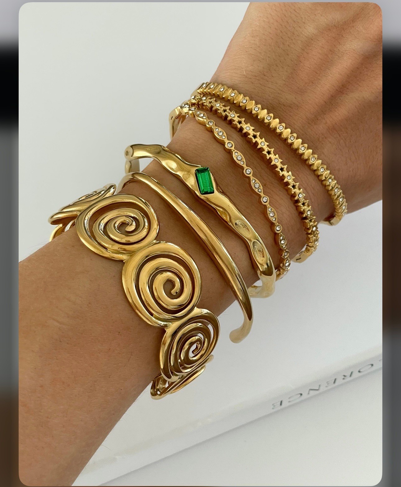 Çelik | Spiral bileklik