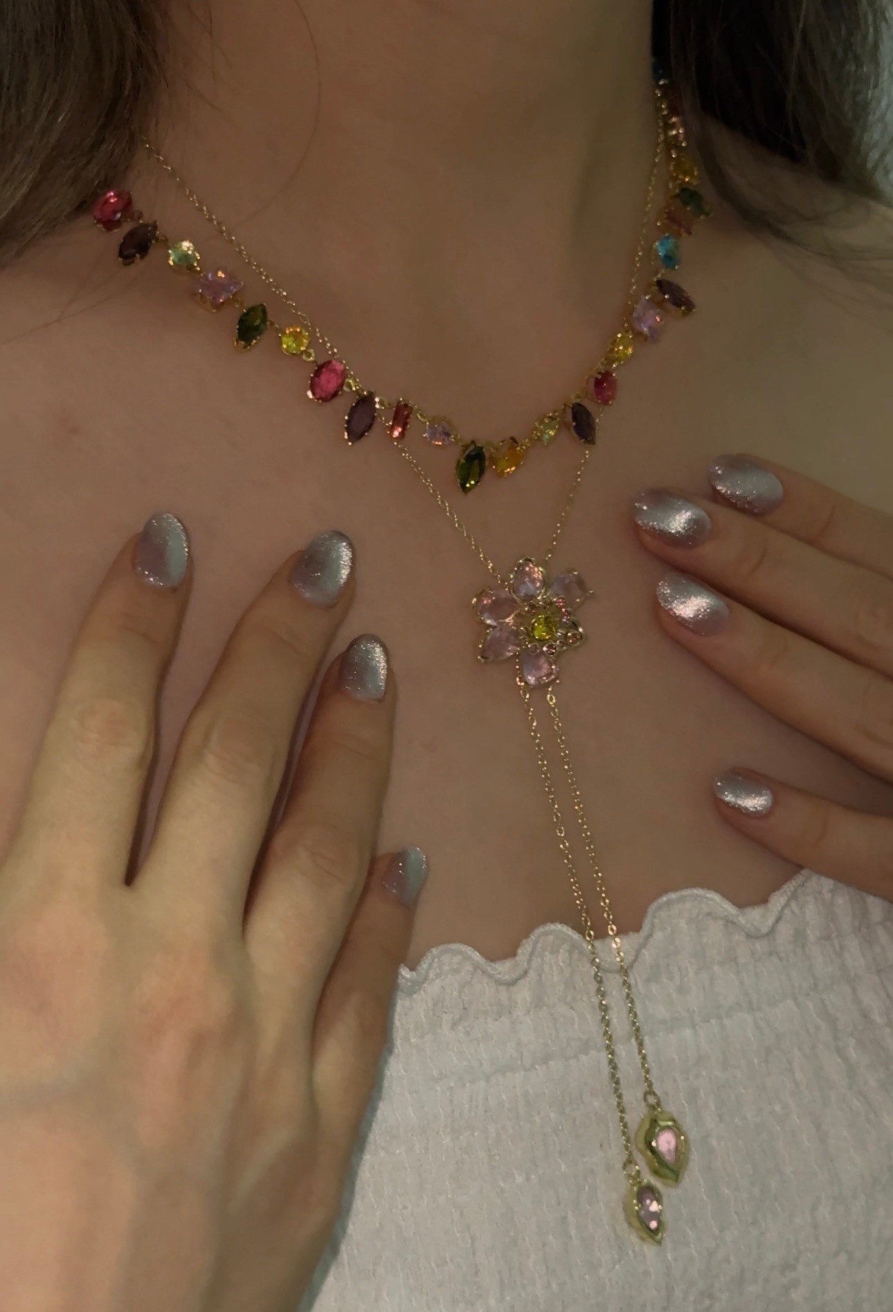 Swarovski | Gold Gema kolye