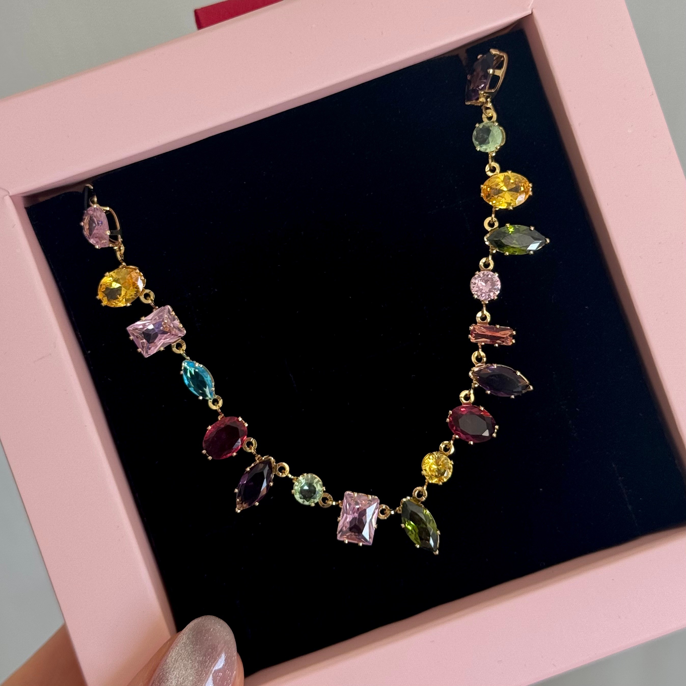 Swarovski | Gold Gema kolye