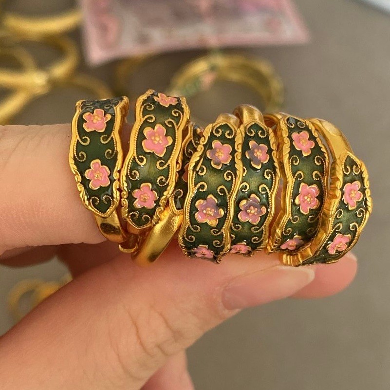 24k vintage yüzük 