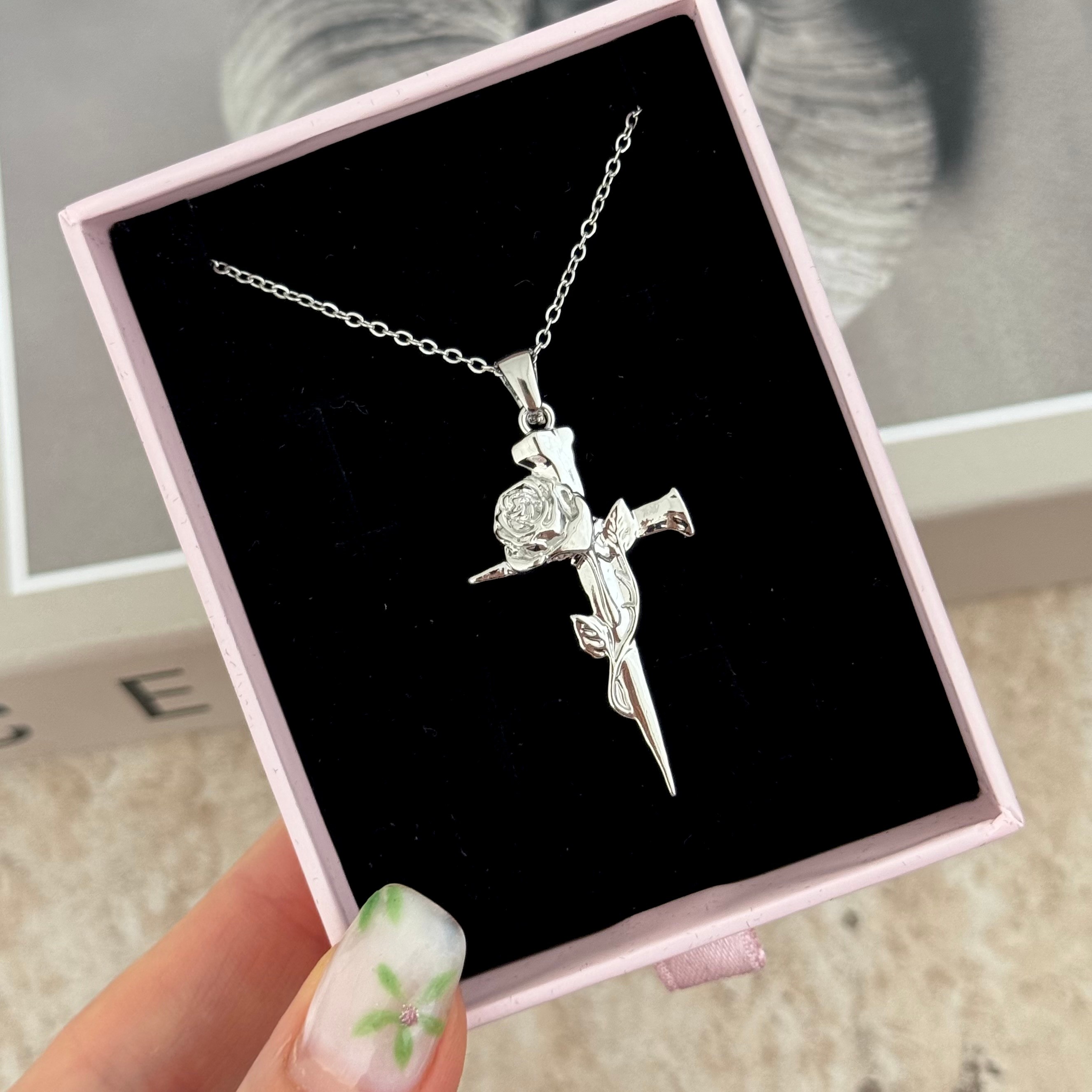 Çelik | Vintage silver kolye 