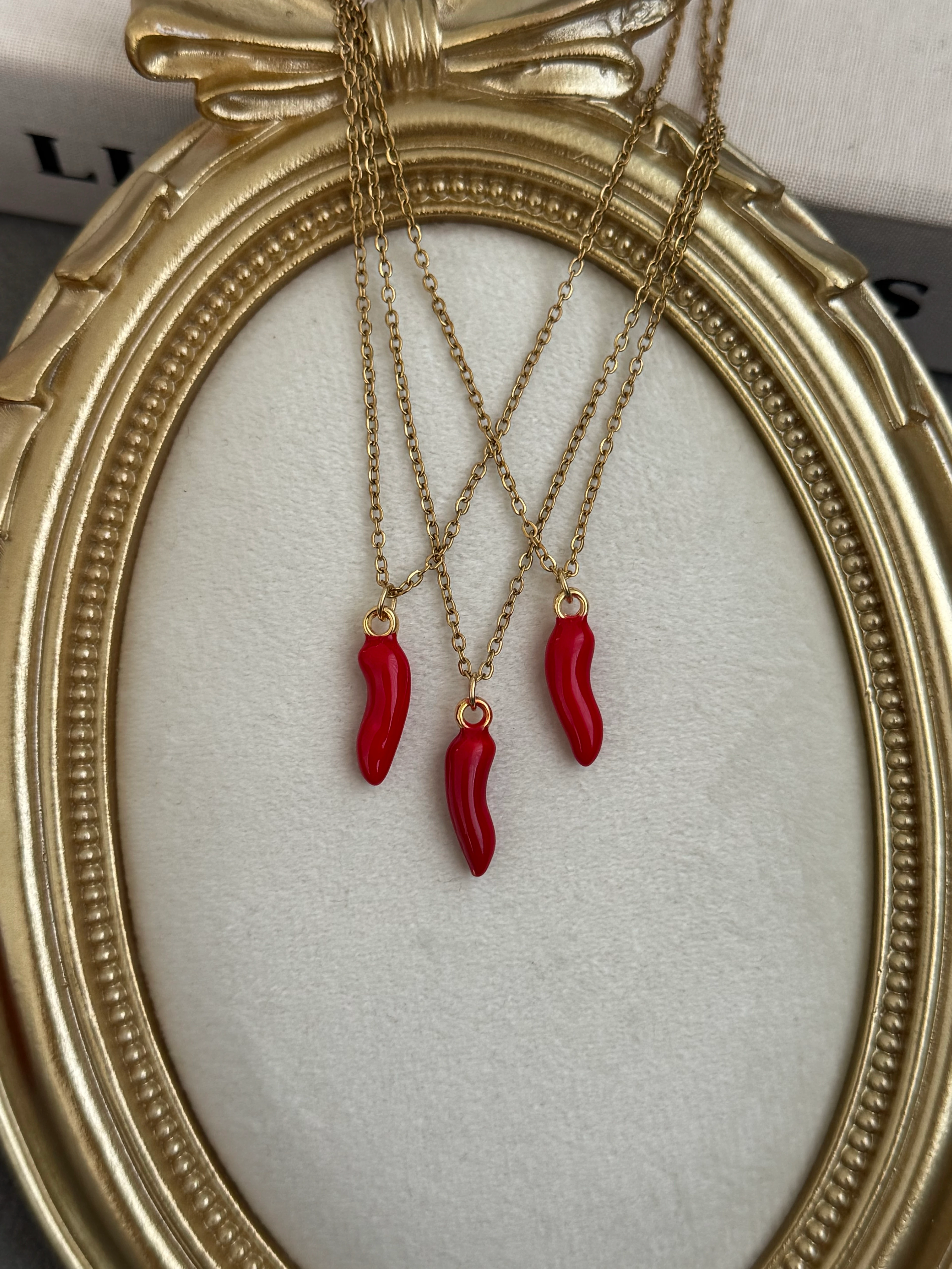 Çelik | Biber kolye 