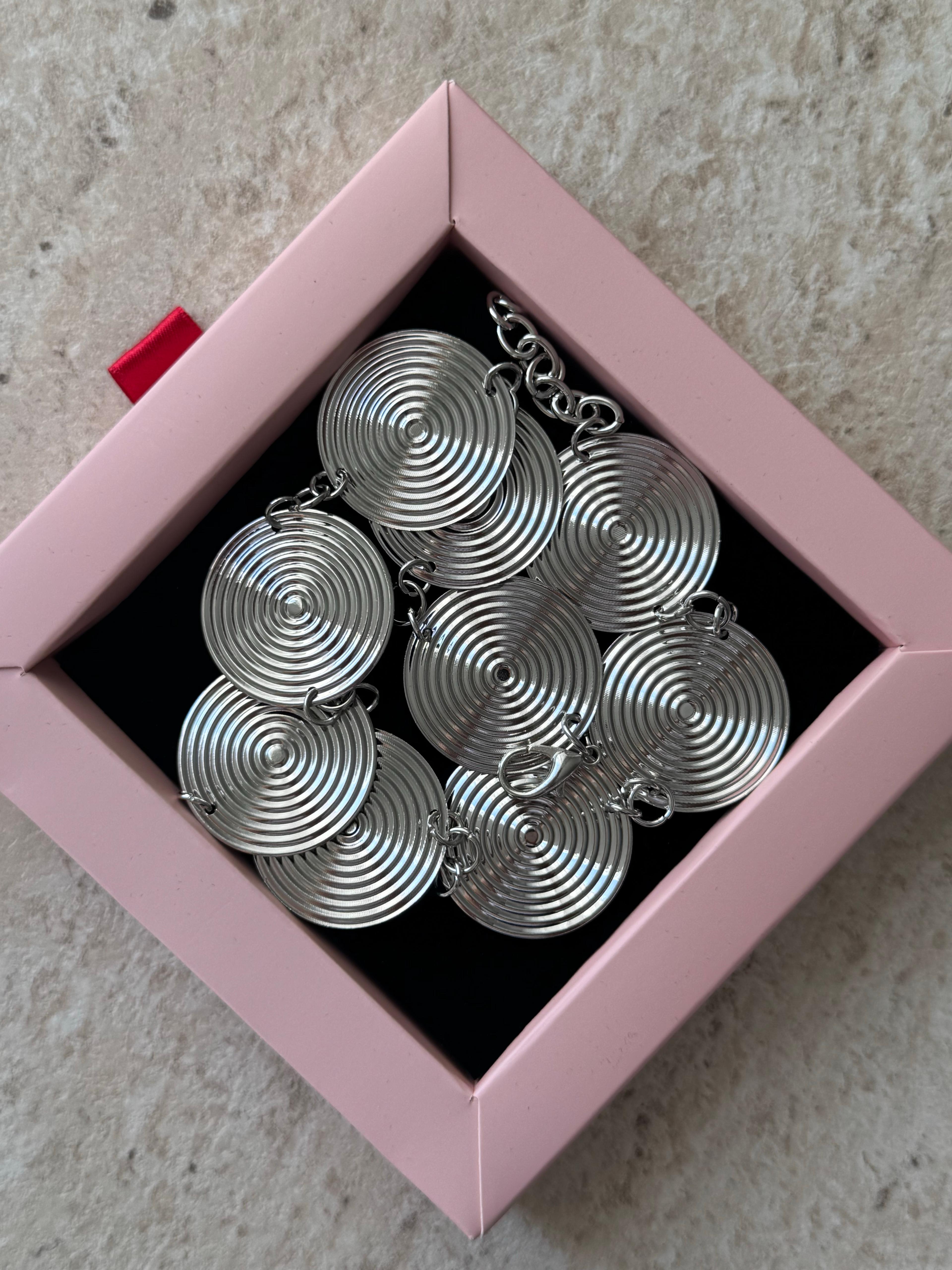 Silver boho kemer