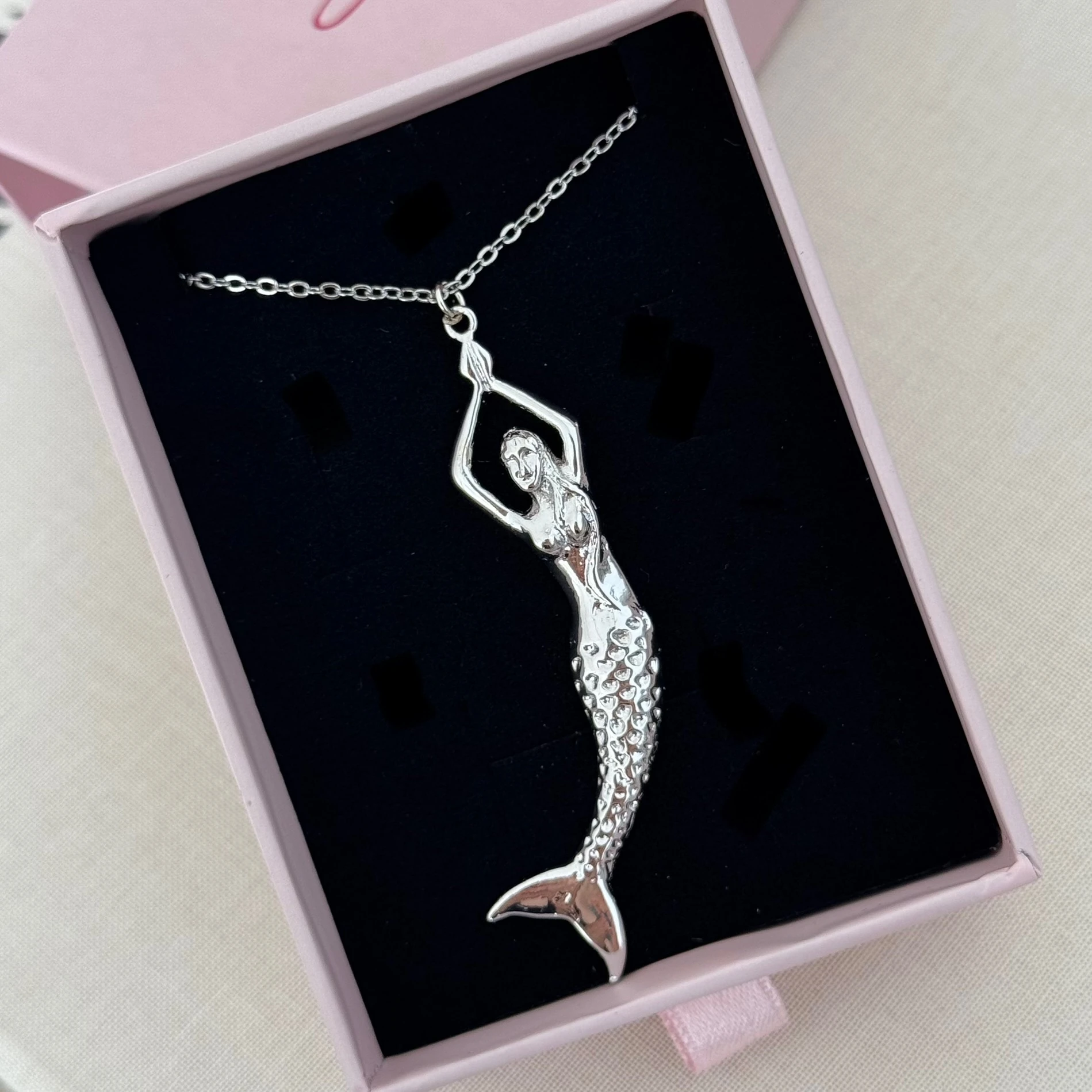 Çelik | Silver Mermaid kolye 
