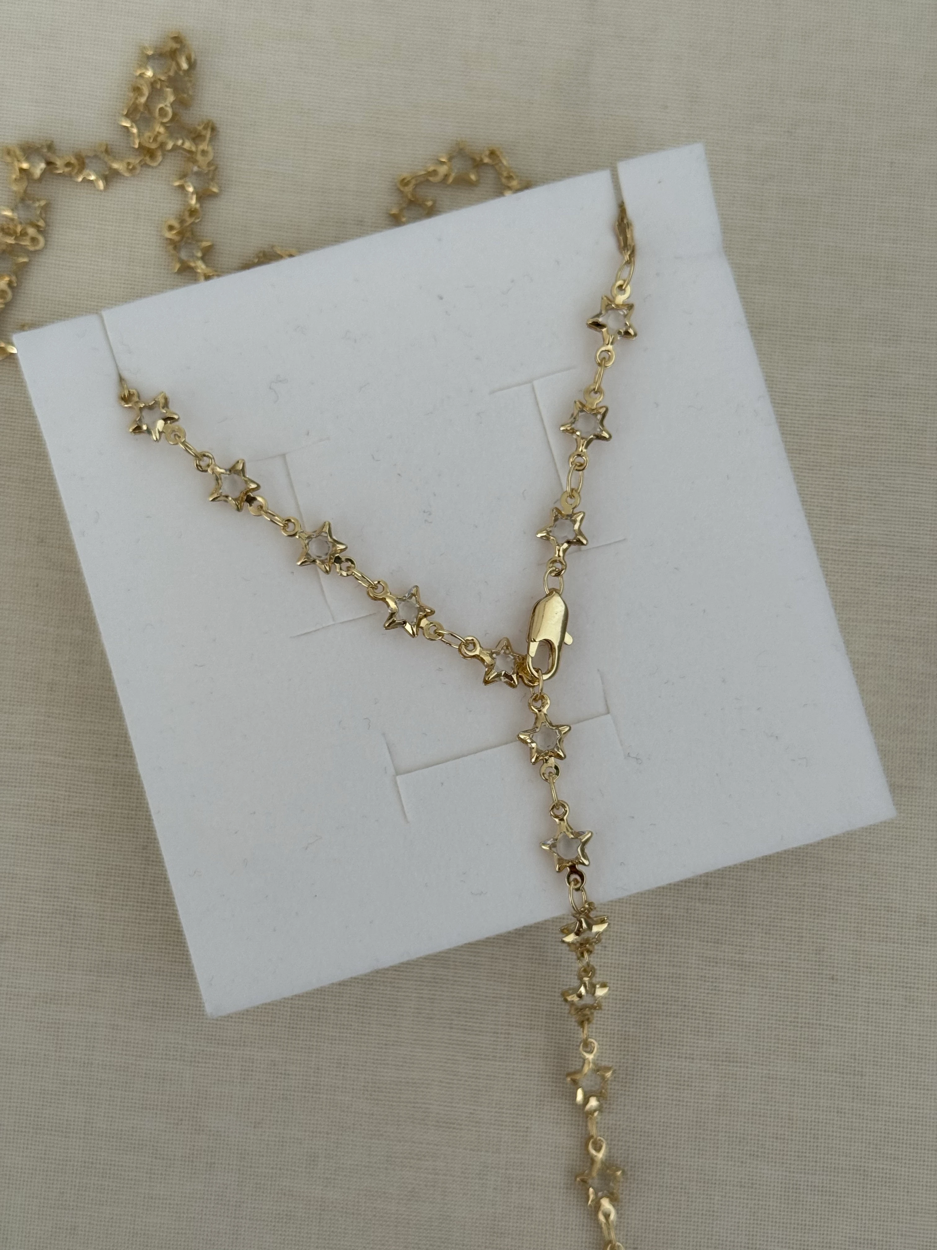 Vıp | Taşlı Yıldız Y kolye 