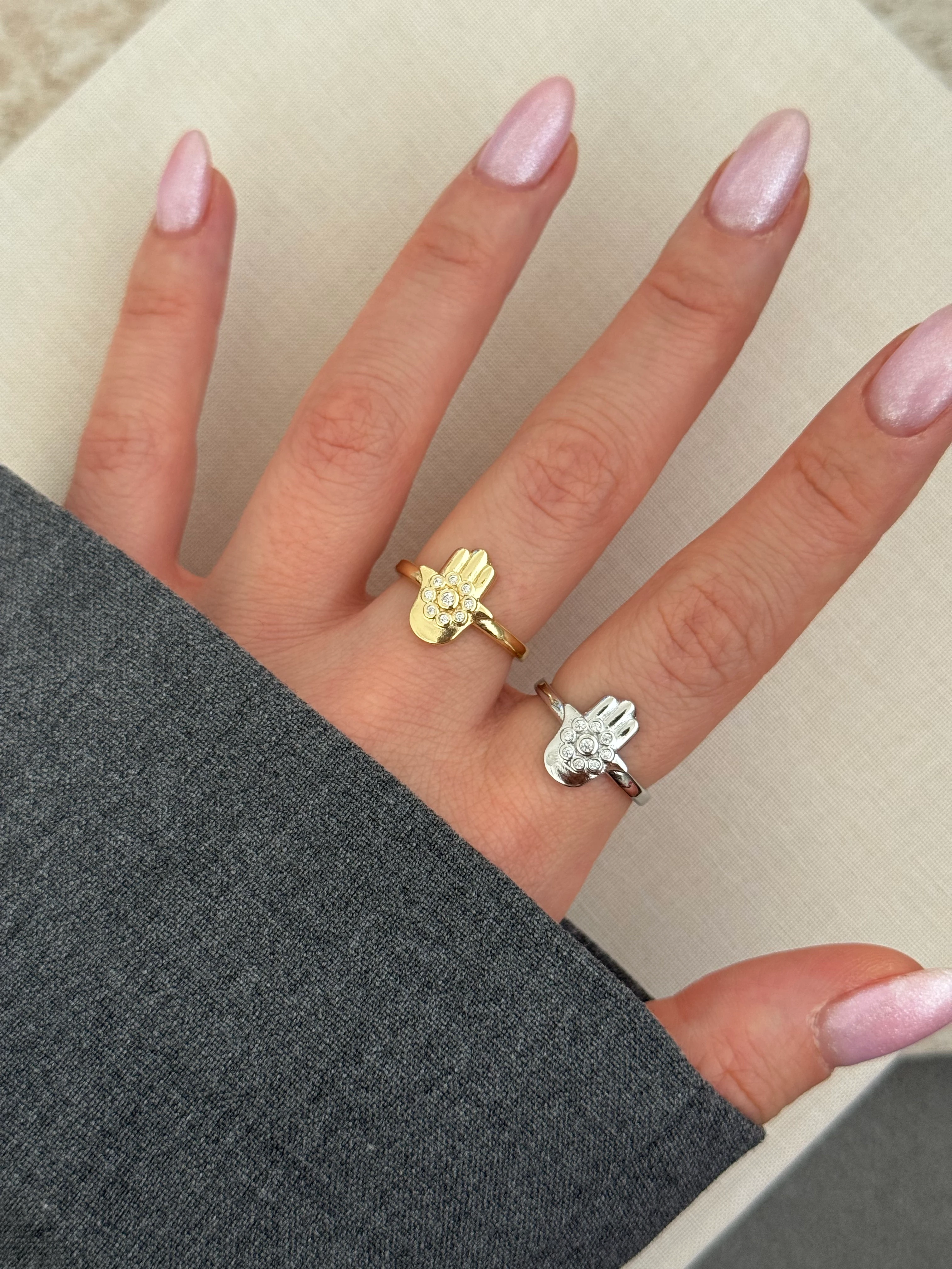 Silver | Hamsa yüzük 