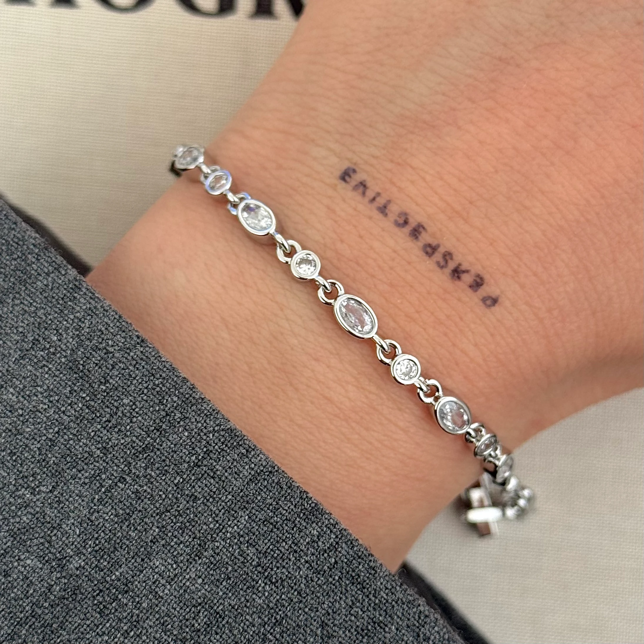 Vıp | Silver minimal bileklik 