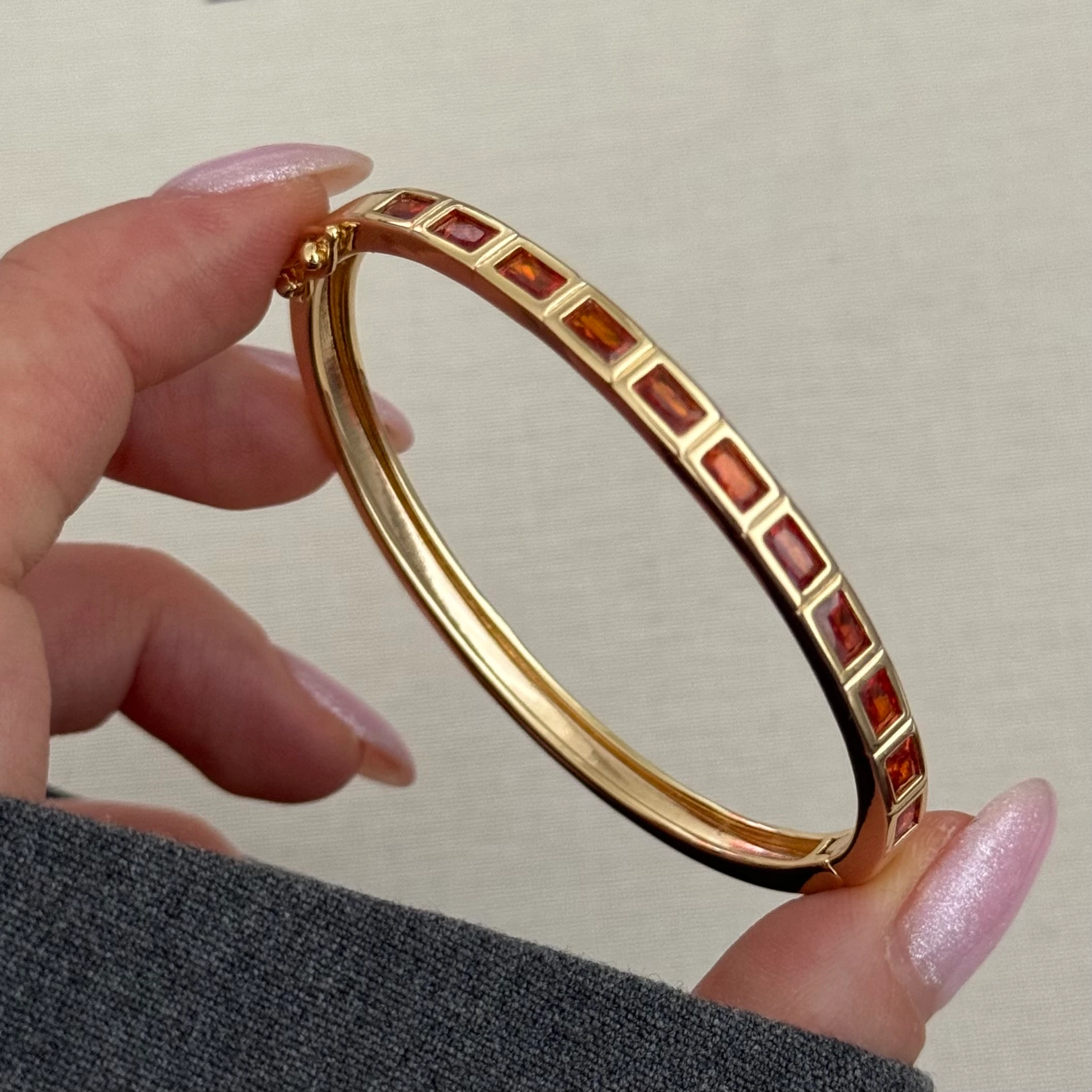 Premium | zirkon taşlı kelepçe 