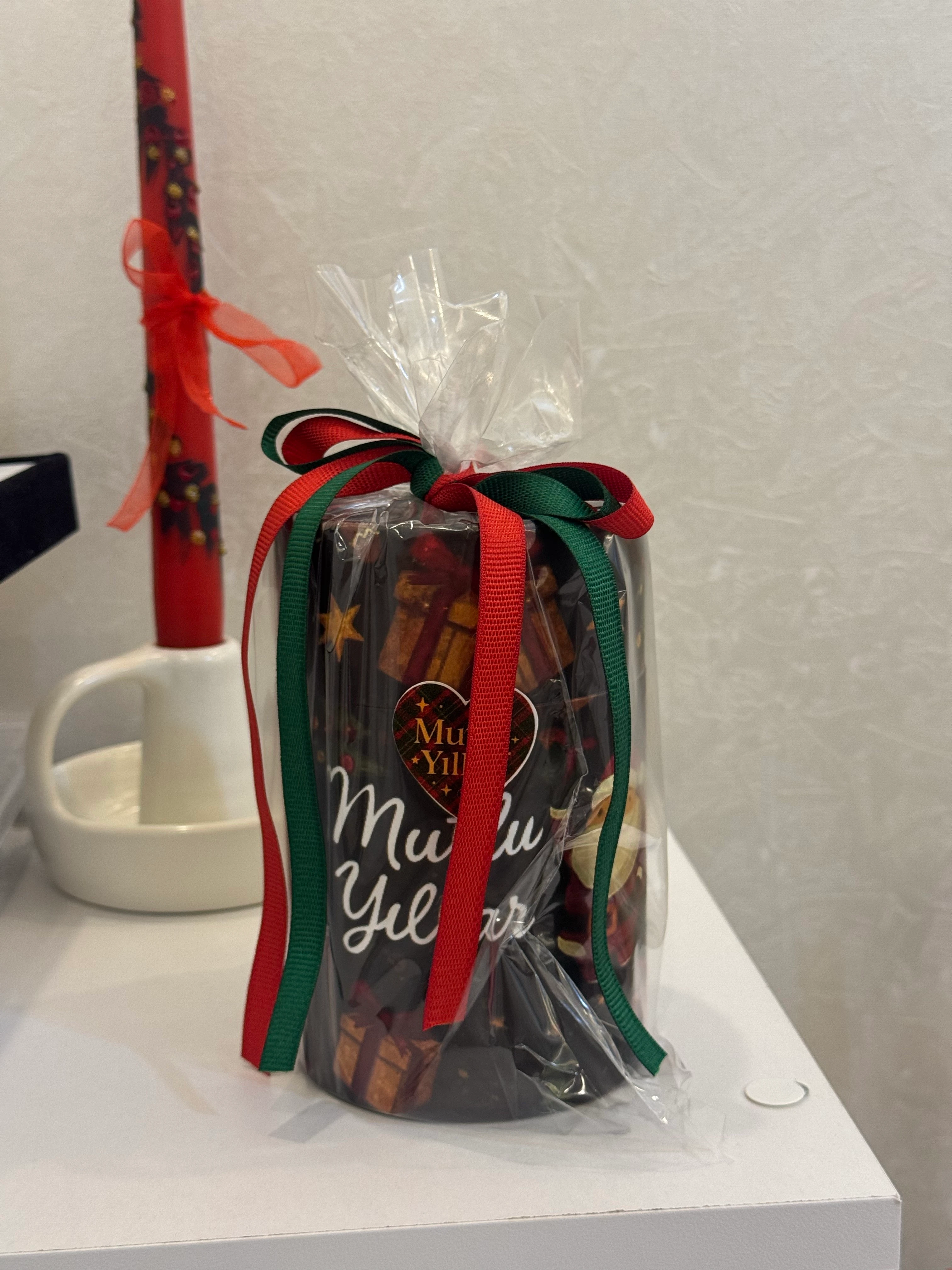 Yeşil Sürpriz Takı Kutusu | Takı kavanozu ? (Büyük boy) 