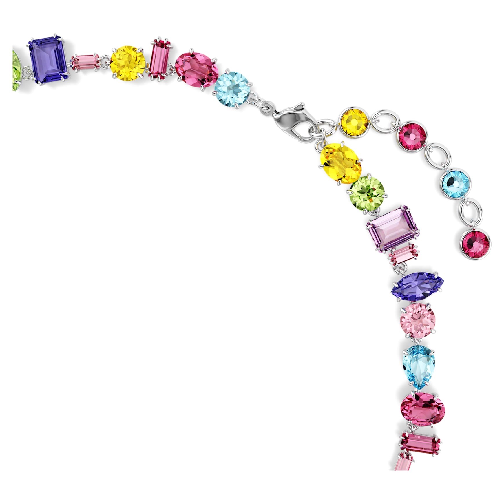 swarovski muadili renkli taşlı kolye 