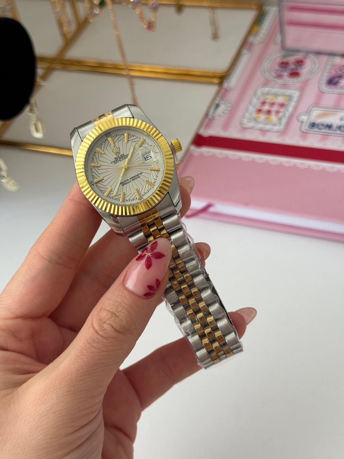 Rolex Marka Muadili Çelik Saat