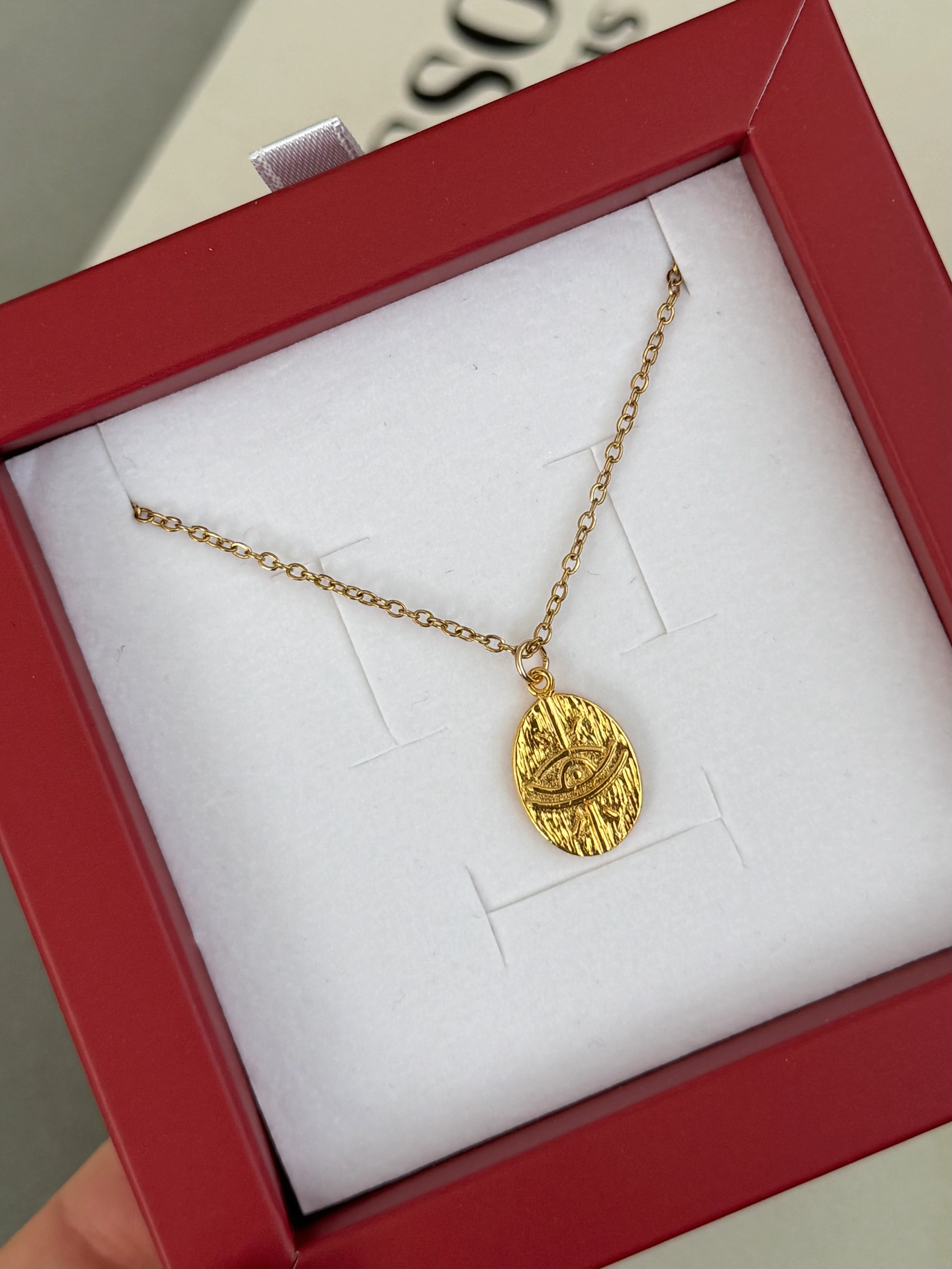 Çelik | Vintage kolye 