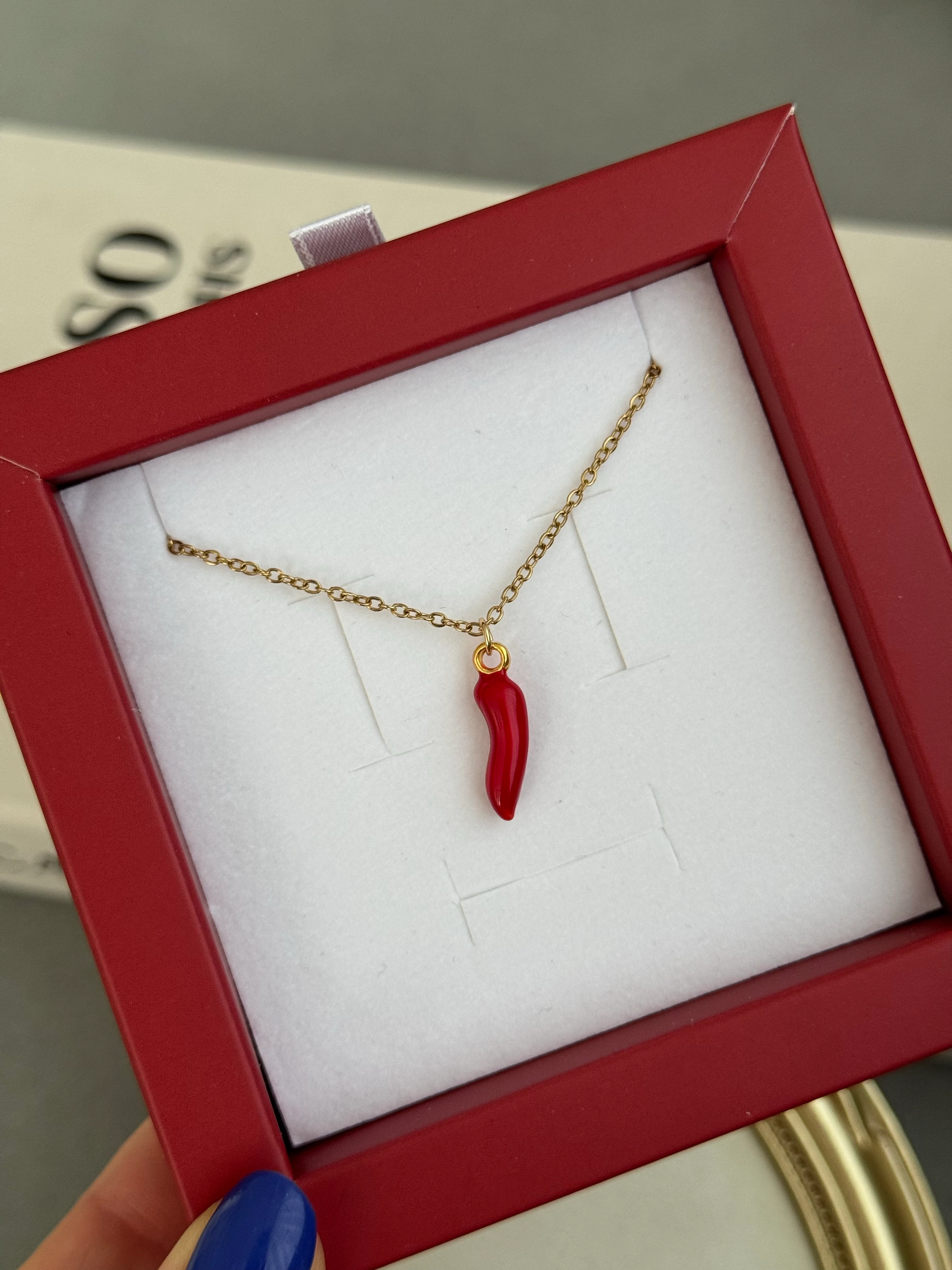 Çelik | Biber kolye 