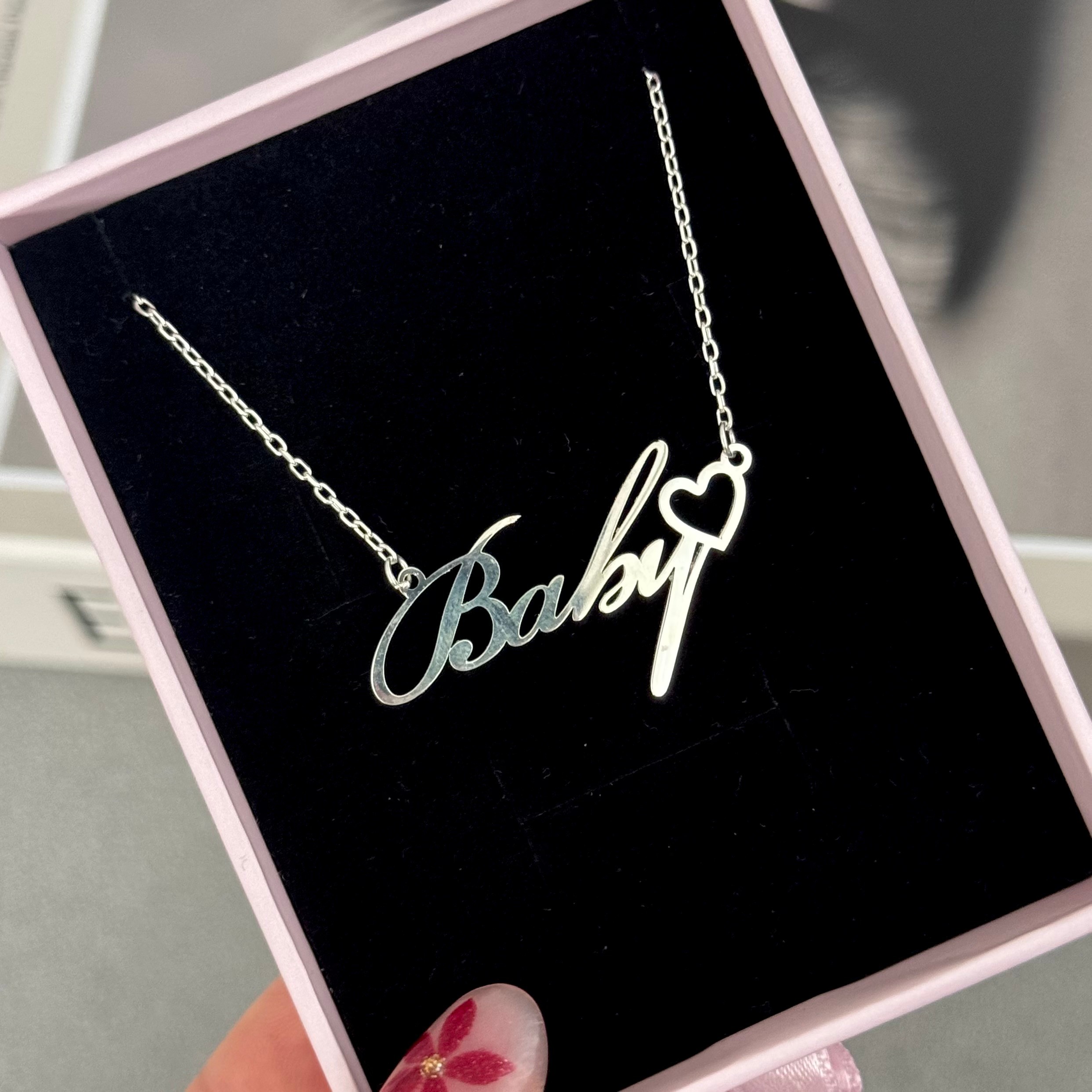 925 ayar gümüş silver ‘’Baby’’ kolye 