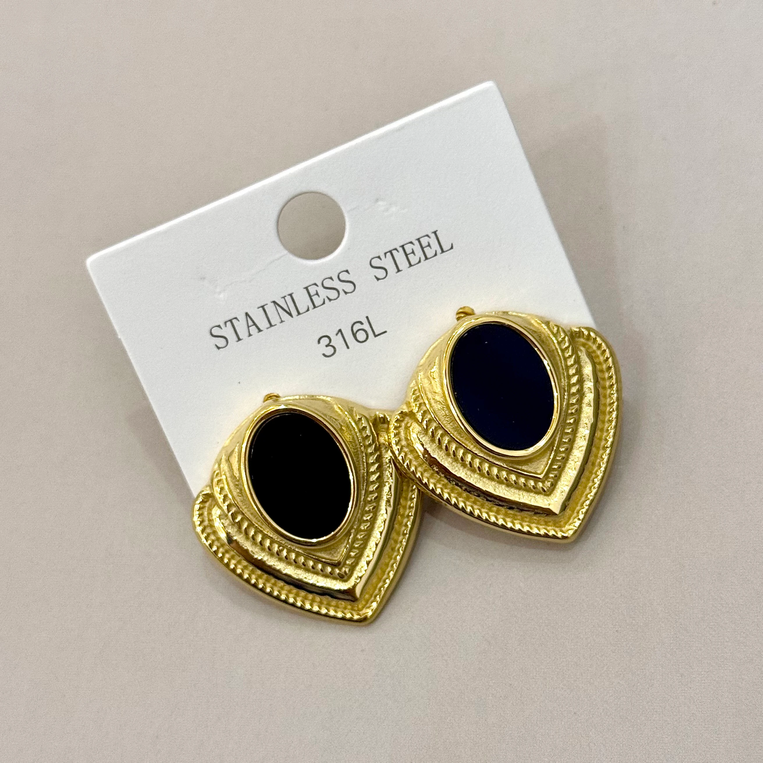 vintage Çelik küpe 