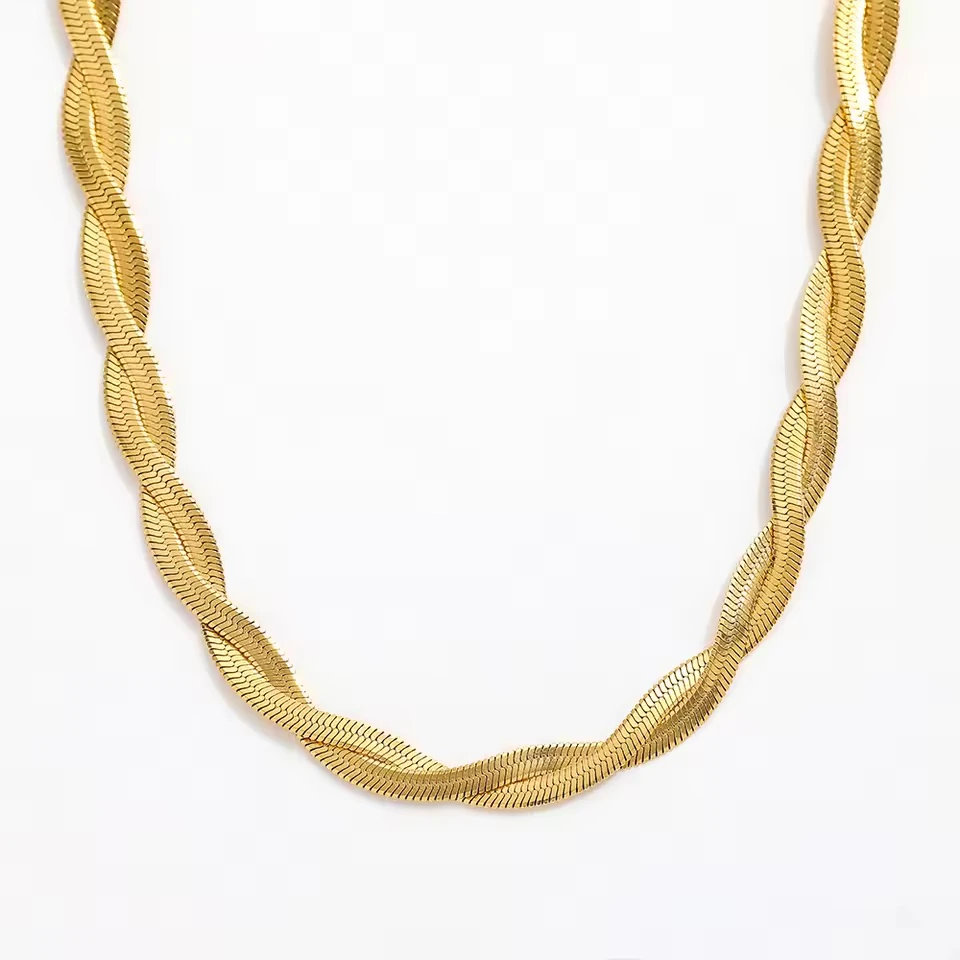 Çift kat İtalyan çelik zincir 