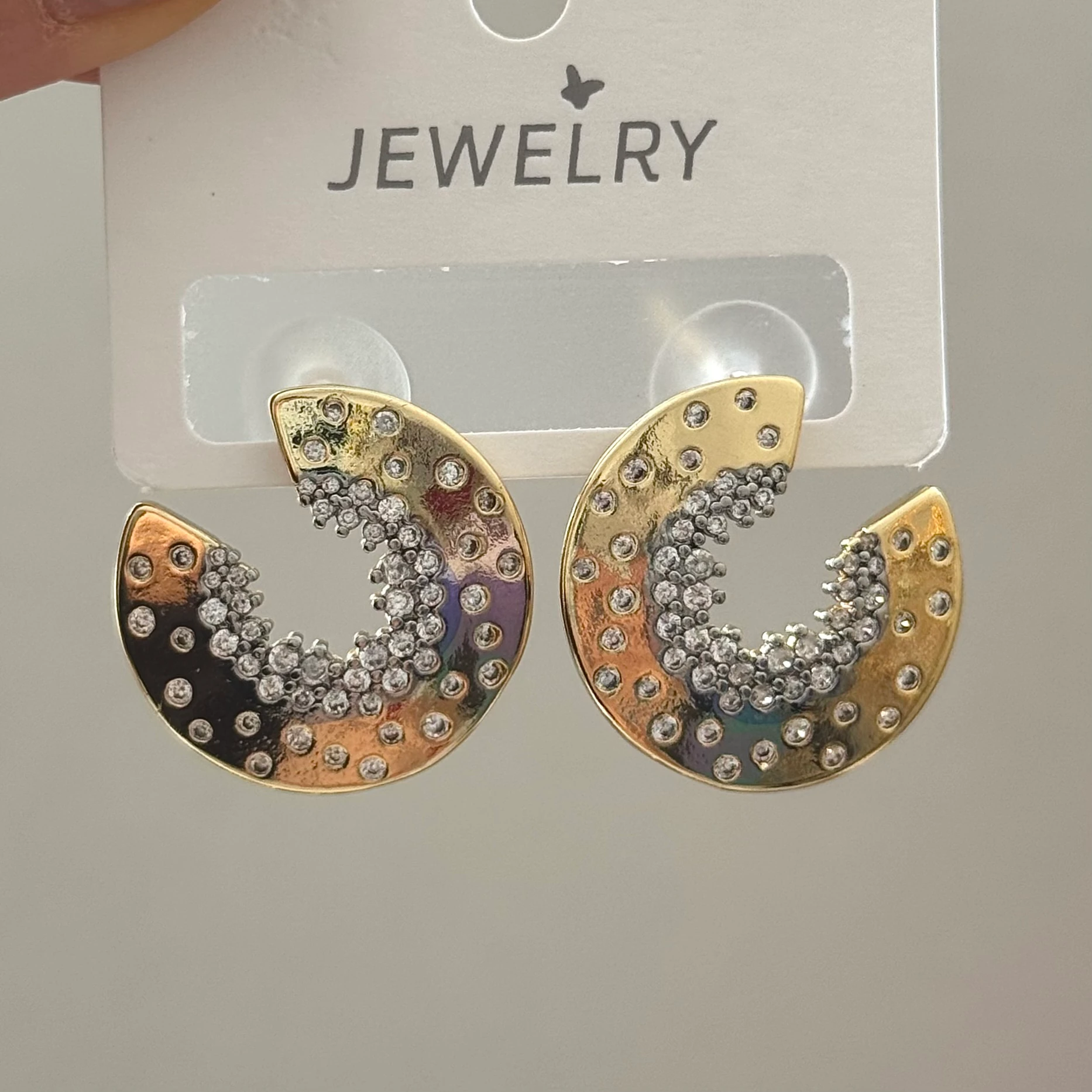 Vıp | Kristal inci küpe 