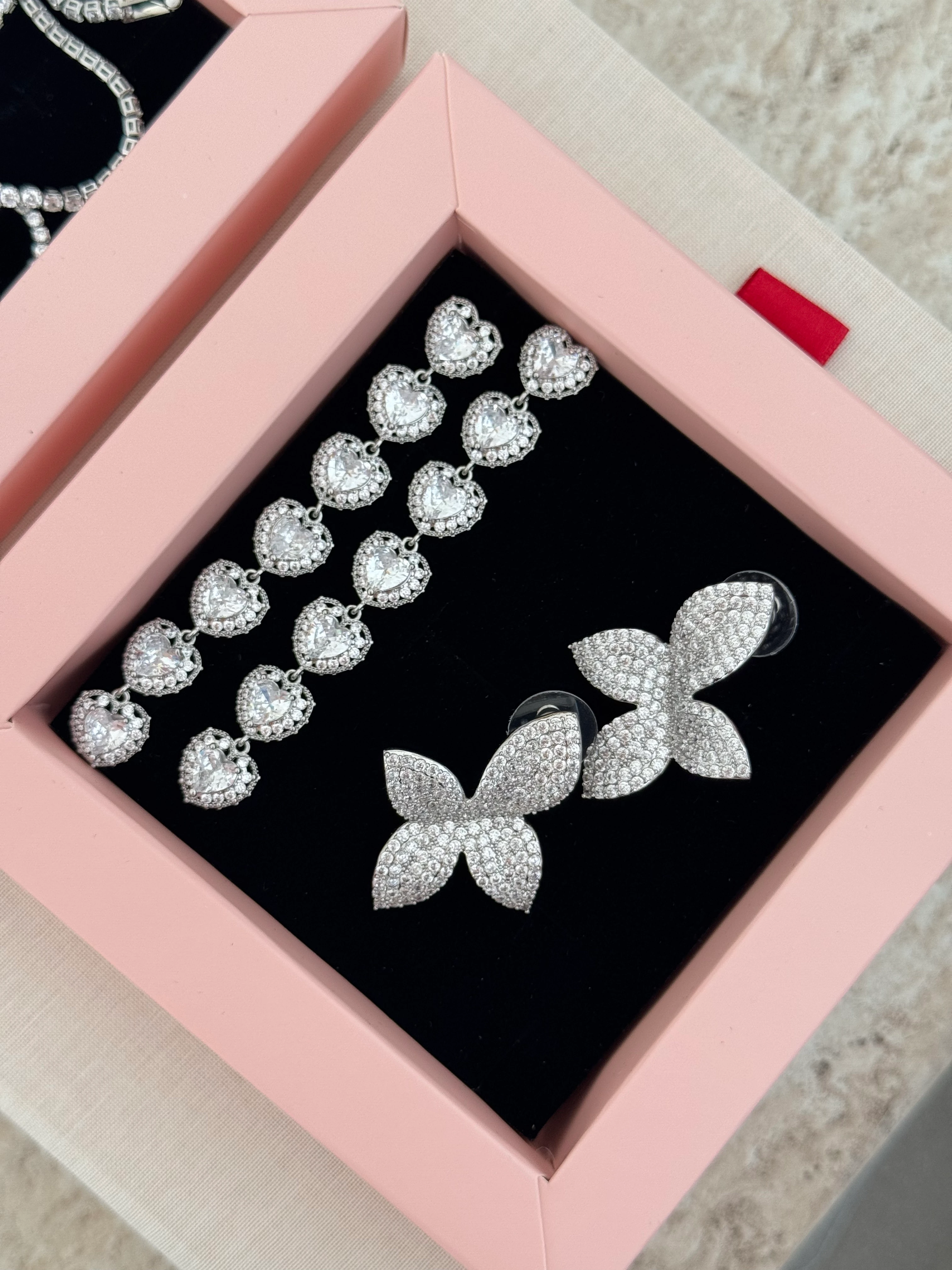 Premium | Zirkon Taş Uzun Küpe 