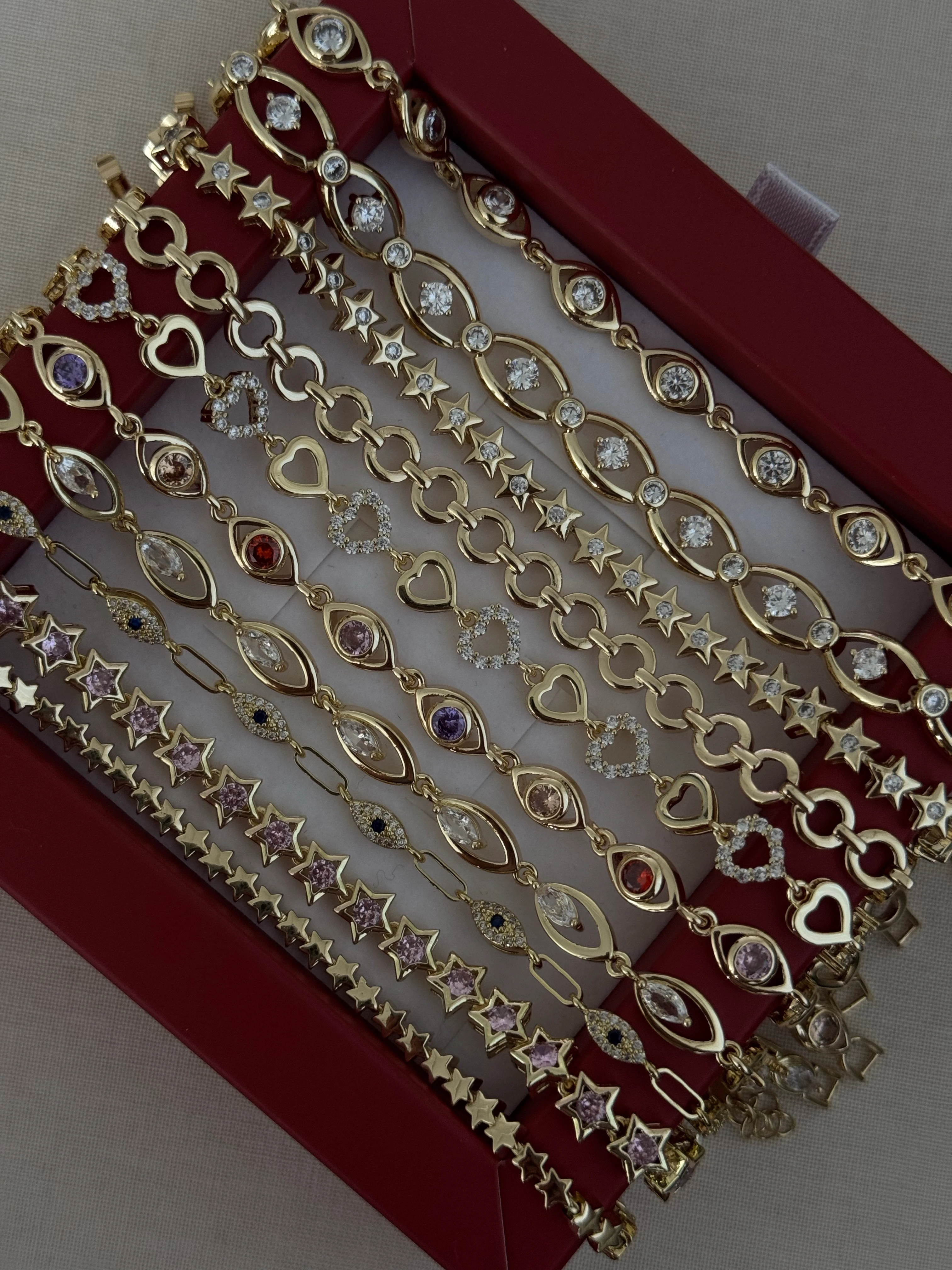 Vıp | Taşlı Badem bileklik 